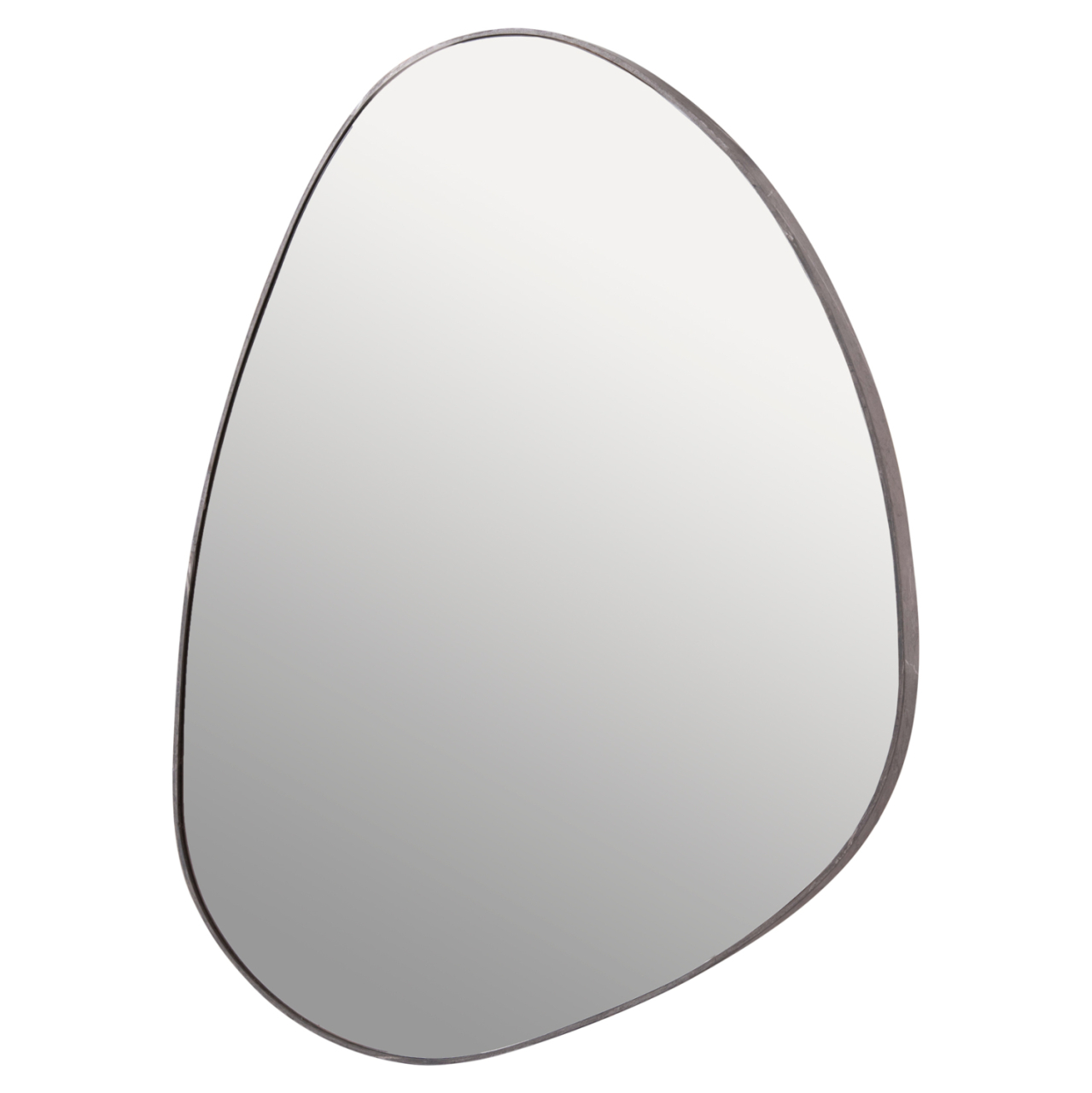 WALL MIRROR IRREGU HM4487.02 MDF FRAME IN GREY MARBLE COLORING 60x80Hcm. [3]