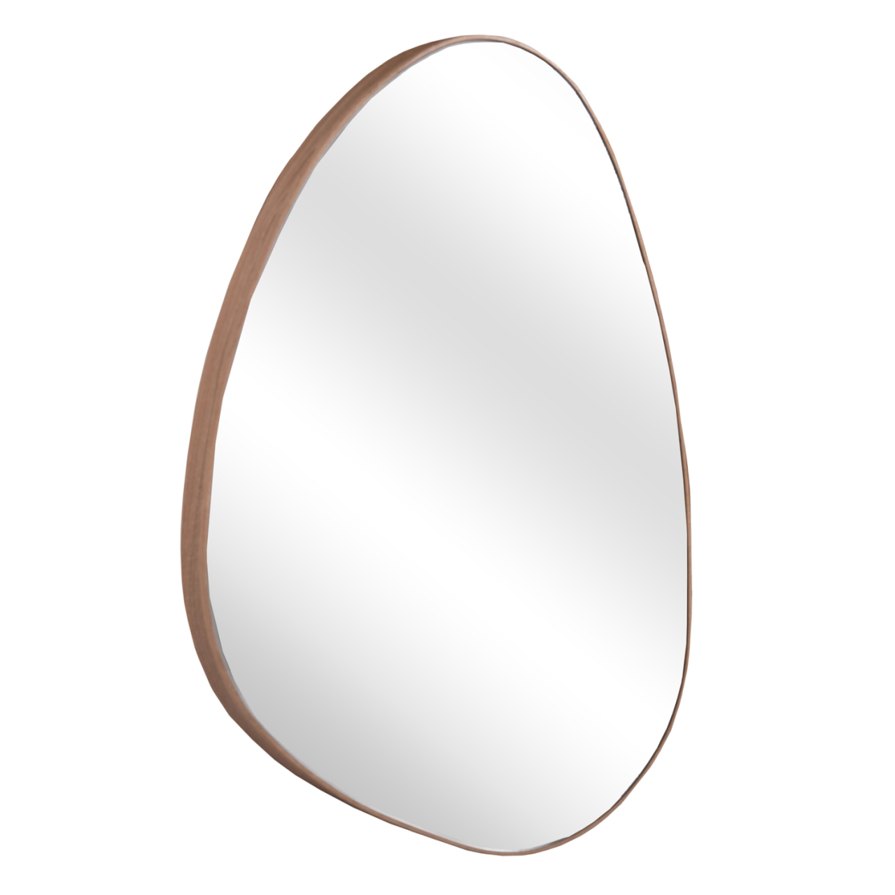 WALL MIRROR IRREGU HM4487.03 MDF FRAME IN NATURAL WOOD COLORING 60x80Hcm. [1]