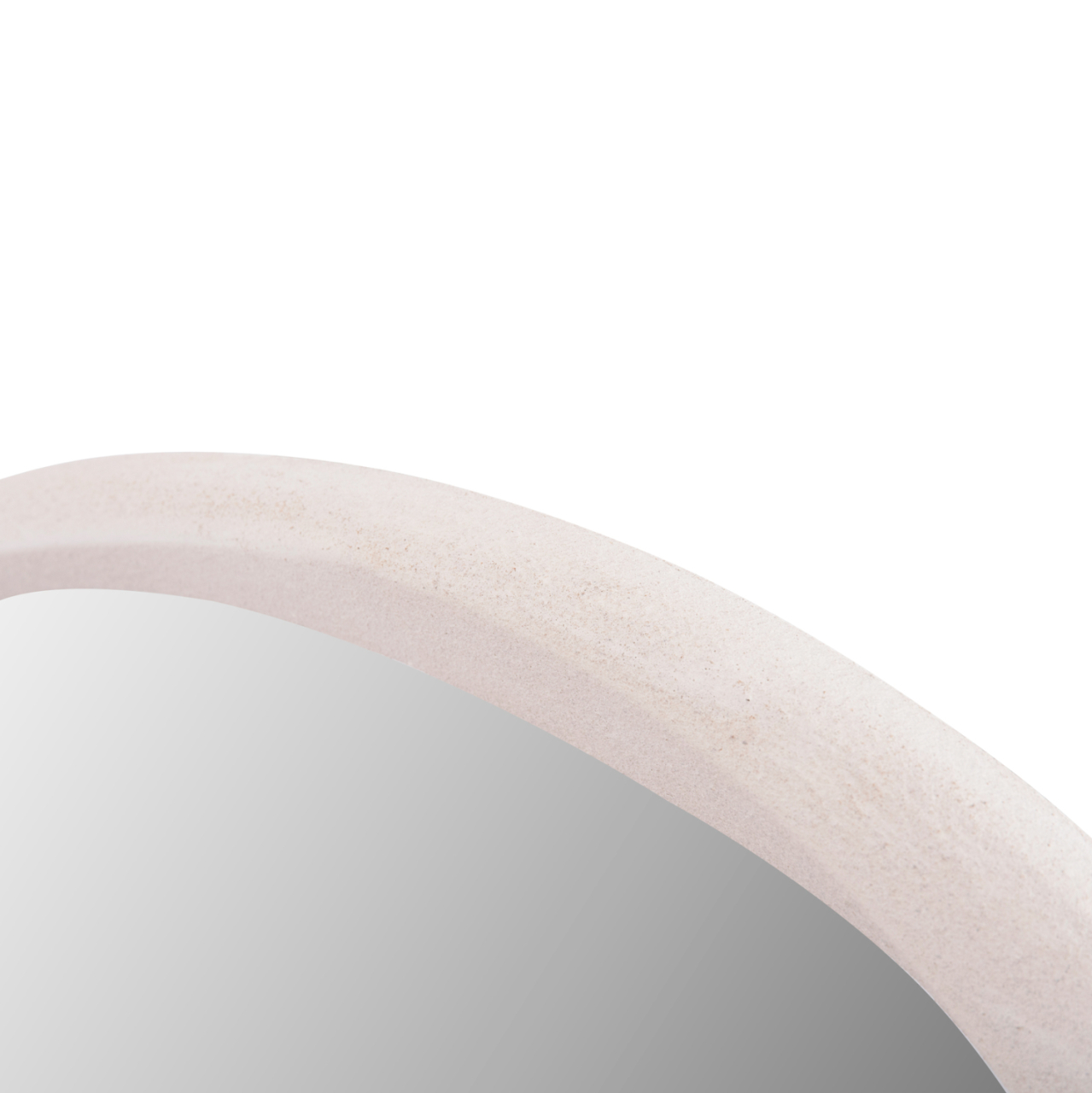 WALL MIRROR OVAL SERIES SANTORINI HM4513 MDF IN OFF-WHITE 90x3,2x60Hcm. [4]