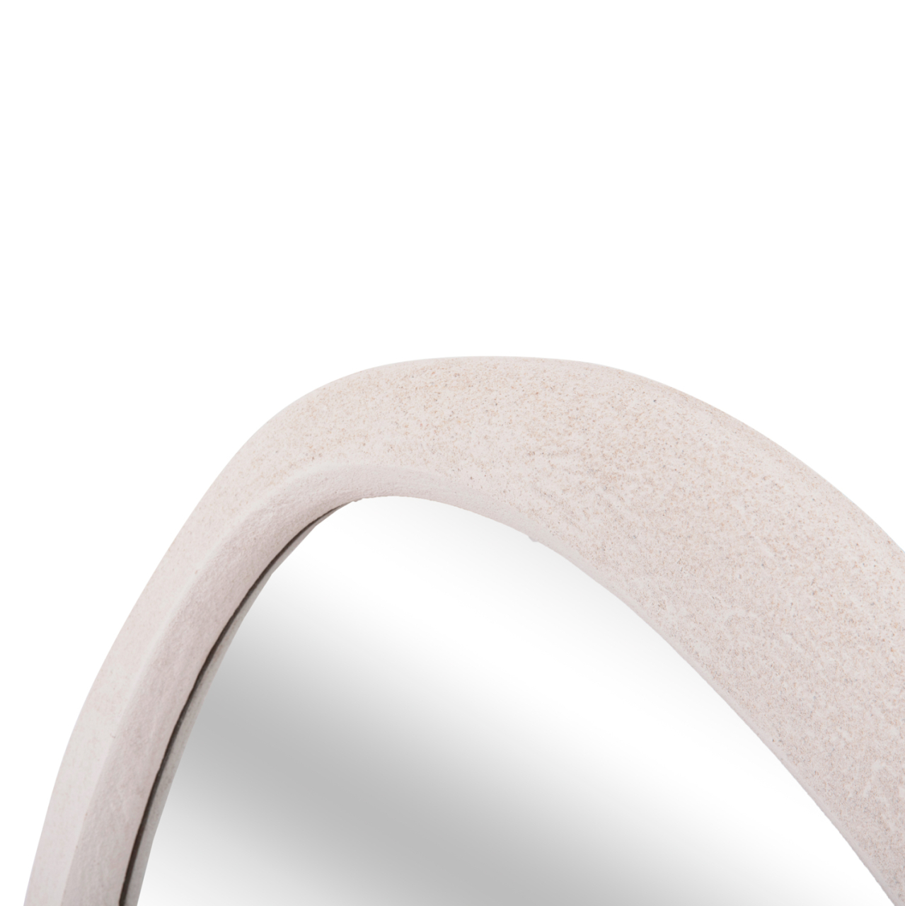 WALL MIRROR OVAL SERIES SANTORINI HM4514 MDF IN OFF-WHITE 48x3,2x60Hcm. [4]