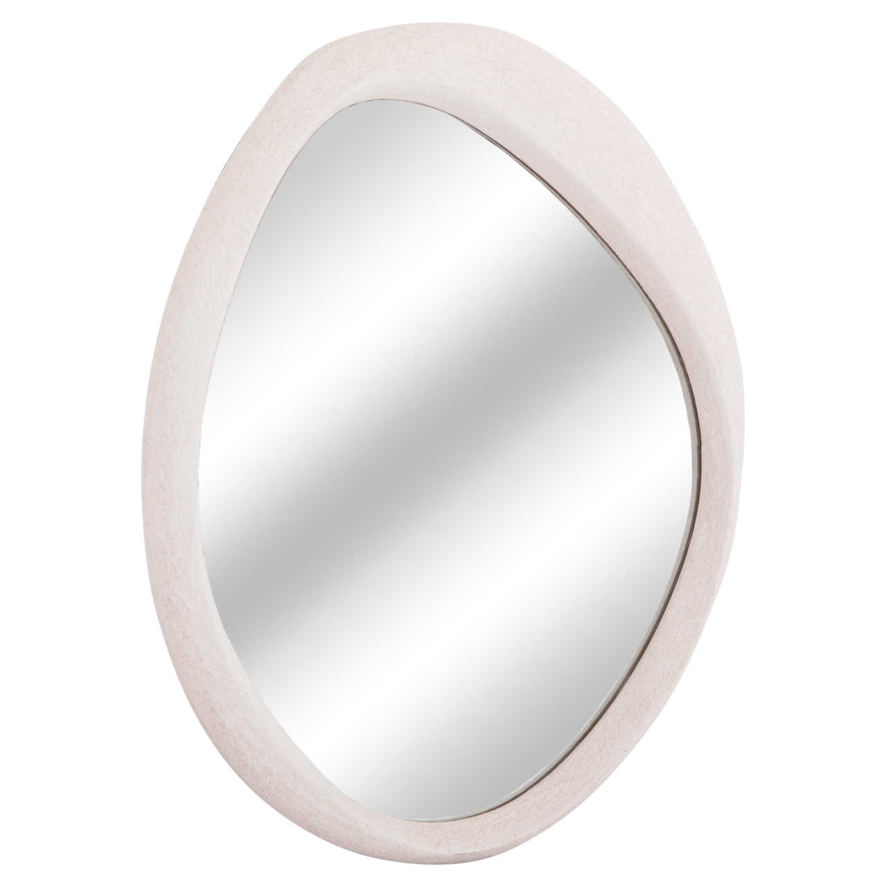 WALL MIRROR OVAL SERIES SANTORINI HM4514 MDF IN OFF-WHITE 48x3,2x60Hcm. [3]