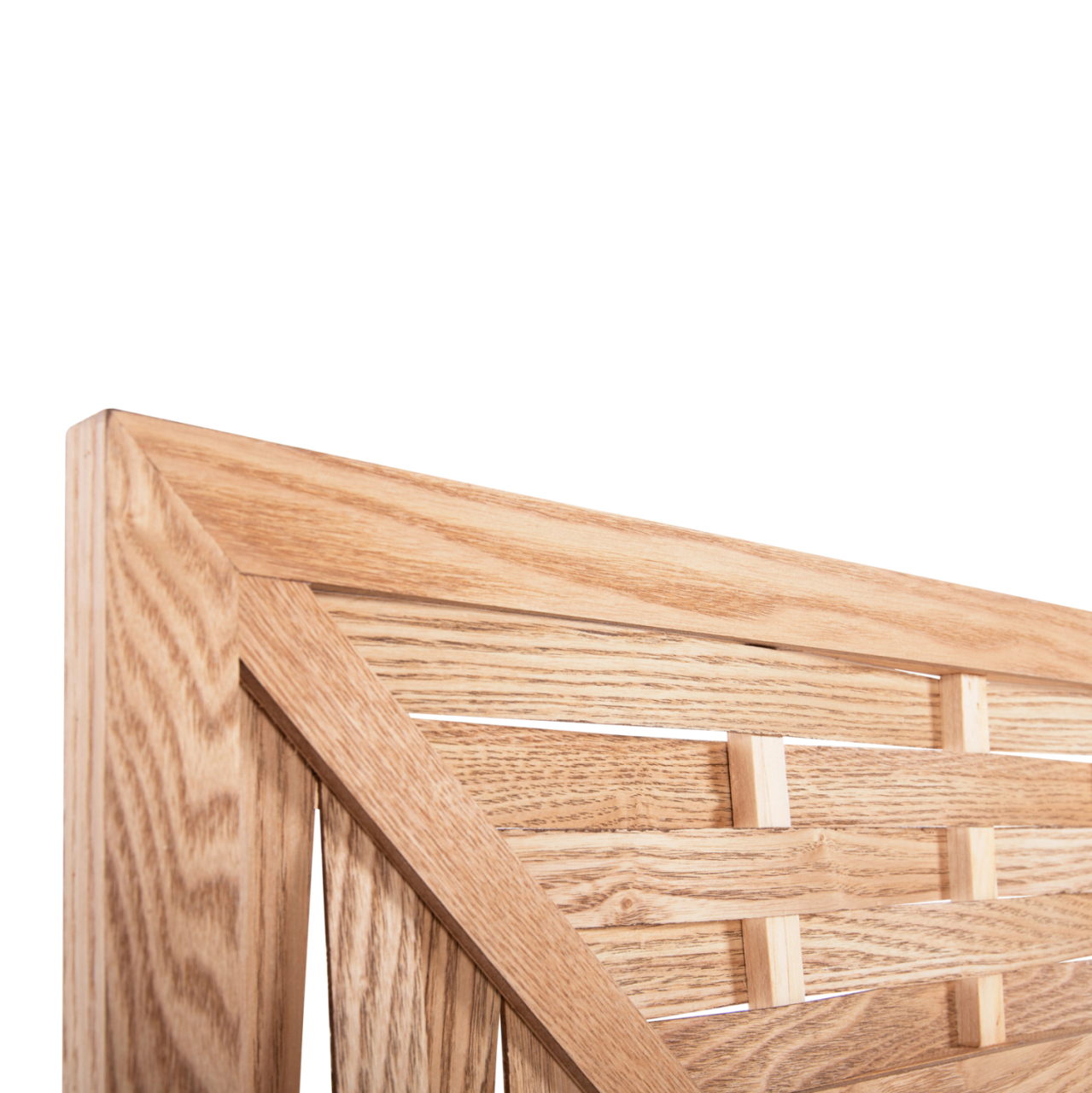 WALL MIRROR RECTANGULAR HM4225 BAMBOO IN OAK COLOR 120x2,5x80 cm. [4]