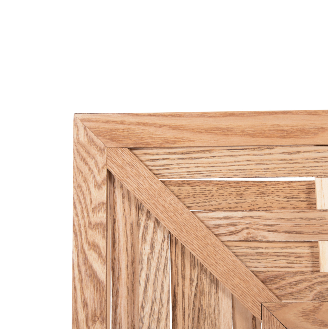 WALL MIRROR RECTANGULAR HM4225 BAMBOO IN OAK COLOR 120x2,5x80 cm. [5]
