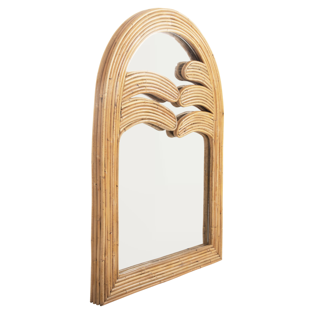 WALL MIRROR REFLECT HM4366 NATURAL RATTAN FRAME 61x5x80Hcm. [3]