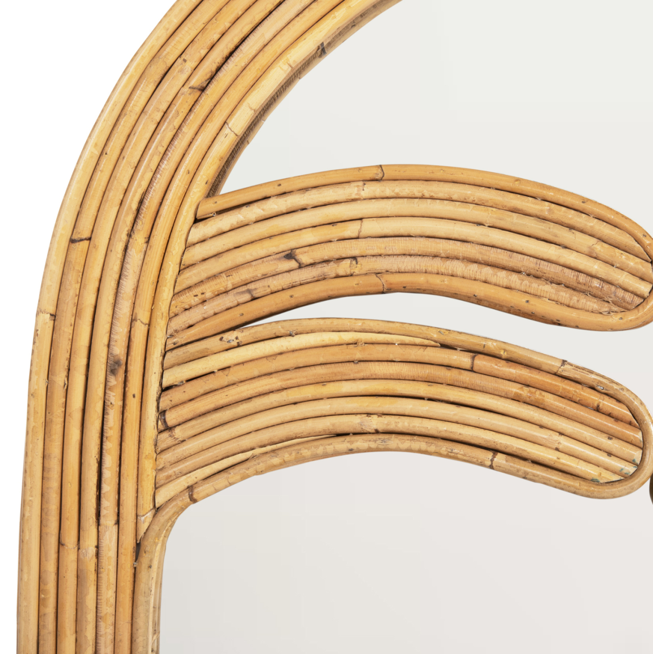 WALL MIRROR REFLECT HM4366 NATURAL RATTAN FRAME 61x5x80Hcm. [4]