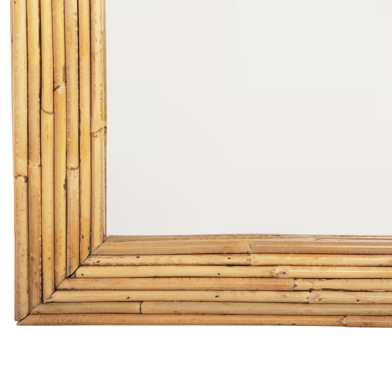 WALL MIRROR REFLECT HM4366 NATURAL RATTAN FRAME 61x5x80Hcm. [6]