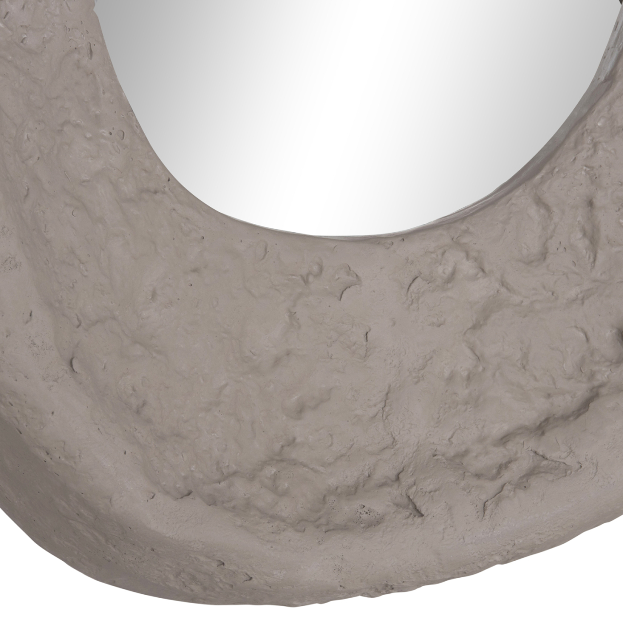 WALL MIRROR RIFFE HM4695.03 FIBER CEMENT IN GREY 60x13x85Hcm [9]