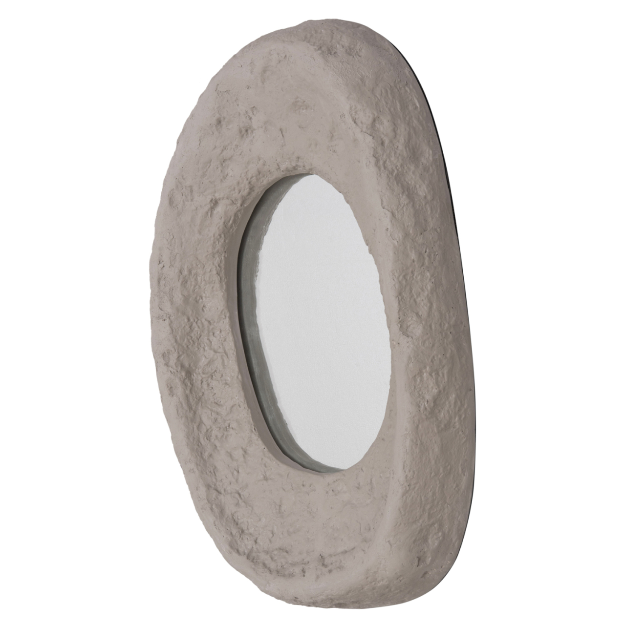 WALL MIRROR RIFFE HM4695.03 FIBER CEMENT IN GREY 60x13x85Hcm [4]