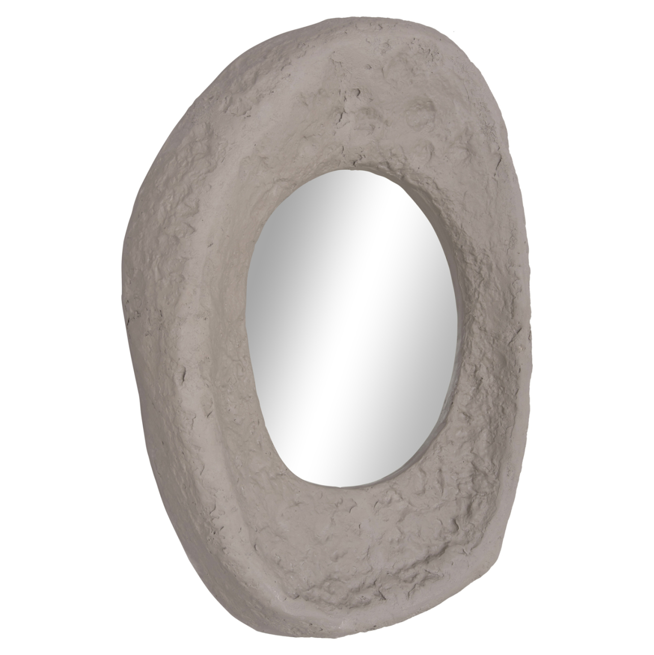 WALL MIRROR RIFFE HM4695.03 FIBER CEMENT IN GREY 60x13x85Hcm [3]