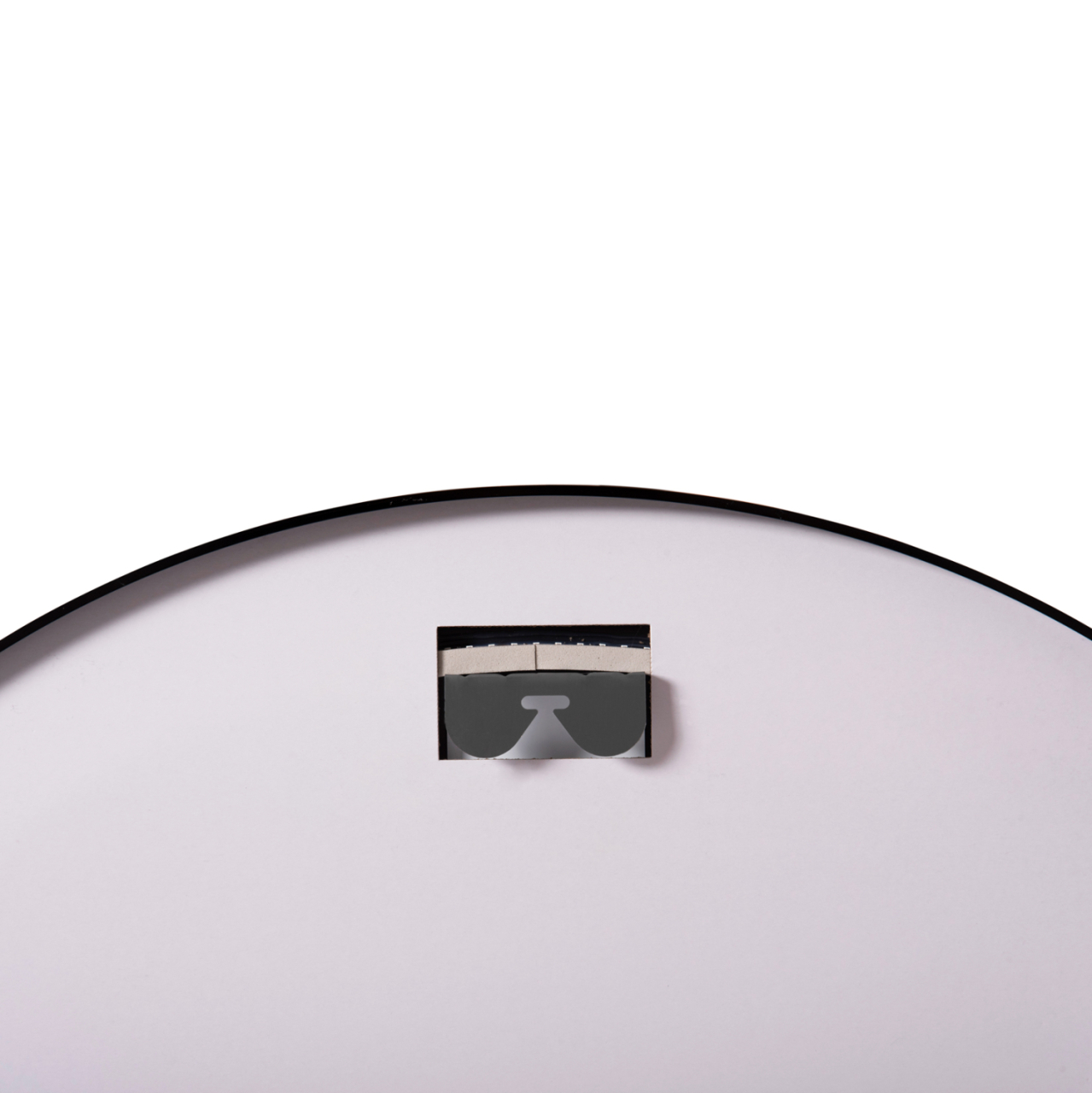 WALL MIRROR ROUNDER FB94503.01 ALUMINUM FRAME IN BLACK-LED LIGHTING Φ80cm. [6]