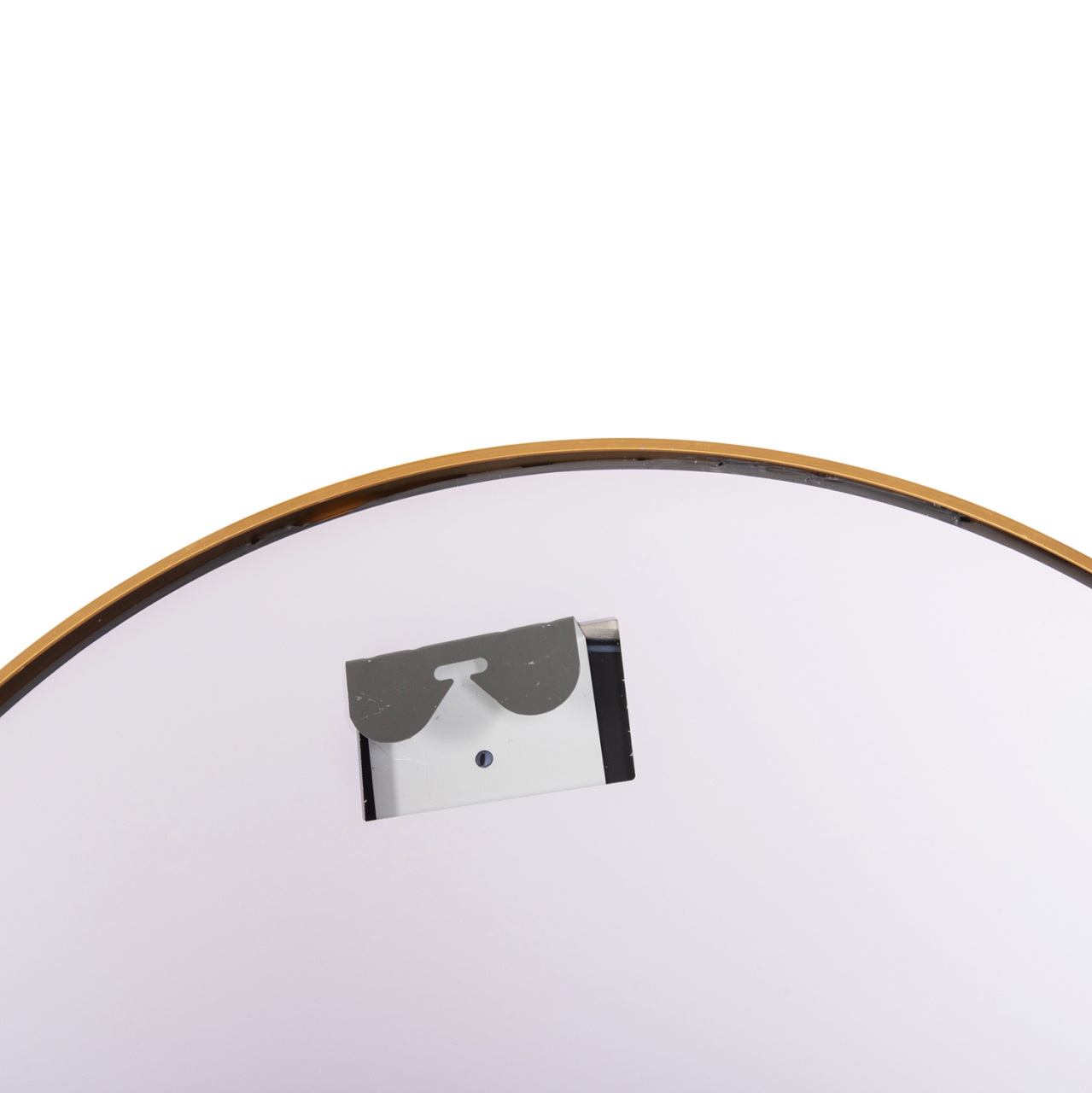 WALL MIRROR ROUNDER HM4503.30 ALUMINUM FRAME IN GOLDEN-LED LIGHTING Φ80cm. [6]