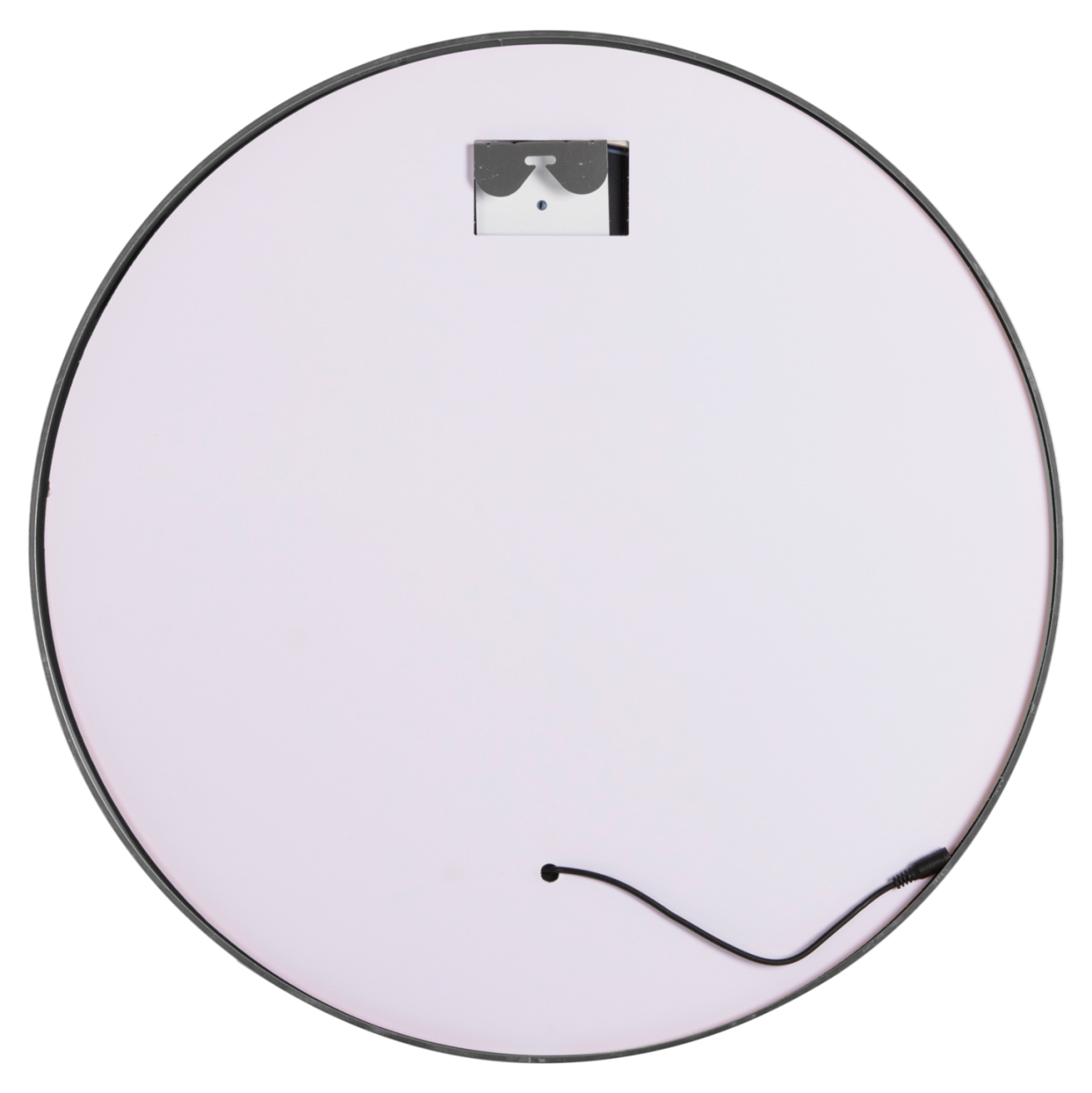 WALL MIRROR ROUNDER HM4503.40 ALUMINUM FRAME IN SILVER-LED LIGHTING Φ80cm. [4]