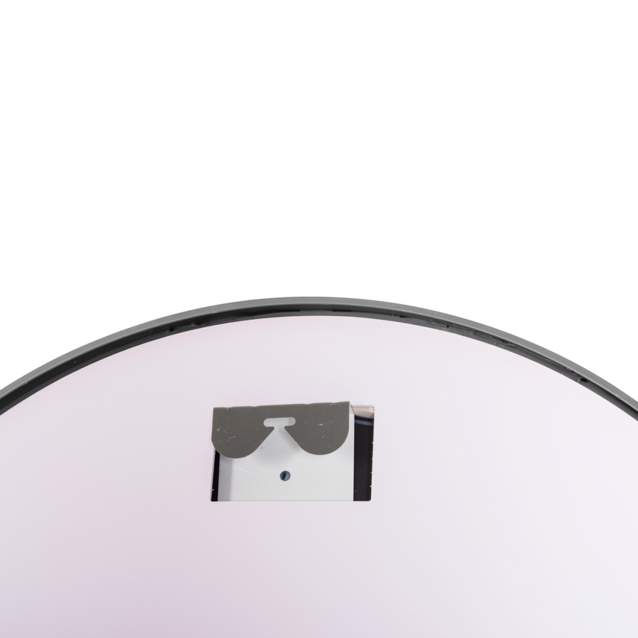 WALL MIRROR ROUNDER HM4503.40 ALUMINUM FRAME IN SILVER-LED LIGHTING Φ80cm. [6]