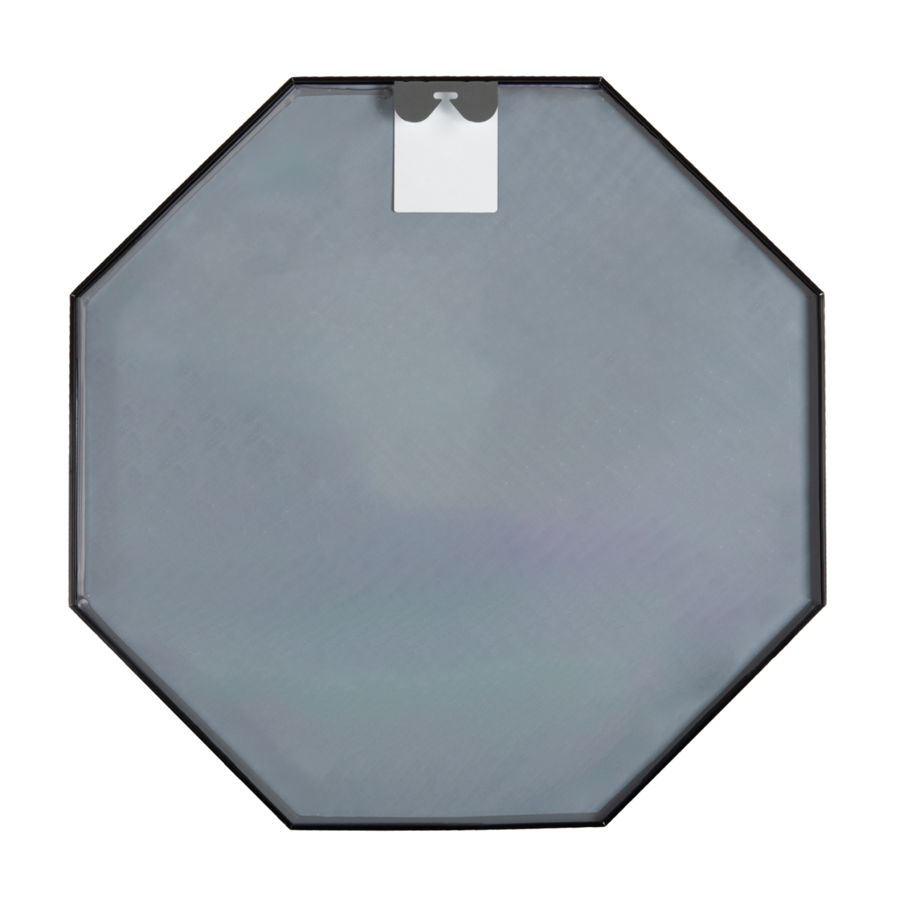 WALL MIRROR SERIES ARCHER HM4499.01 OCTAGON ALUMINUM FRAME IN BLACK Φ74cm. [4]