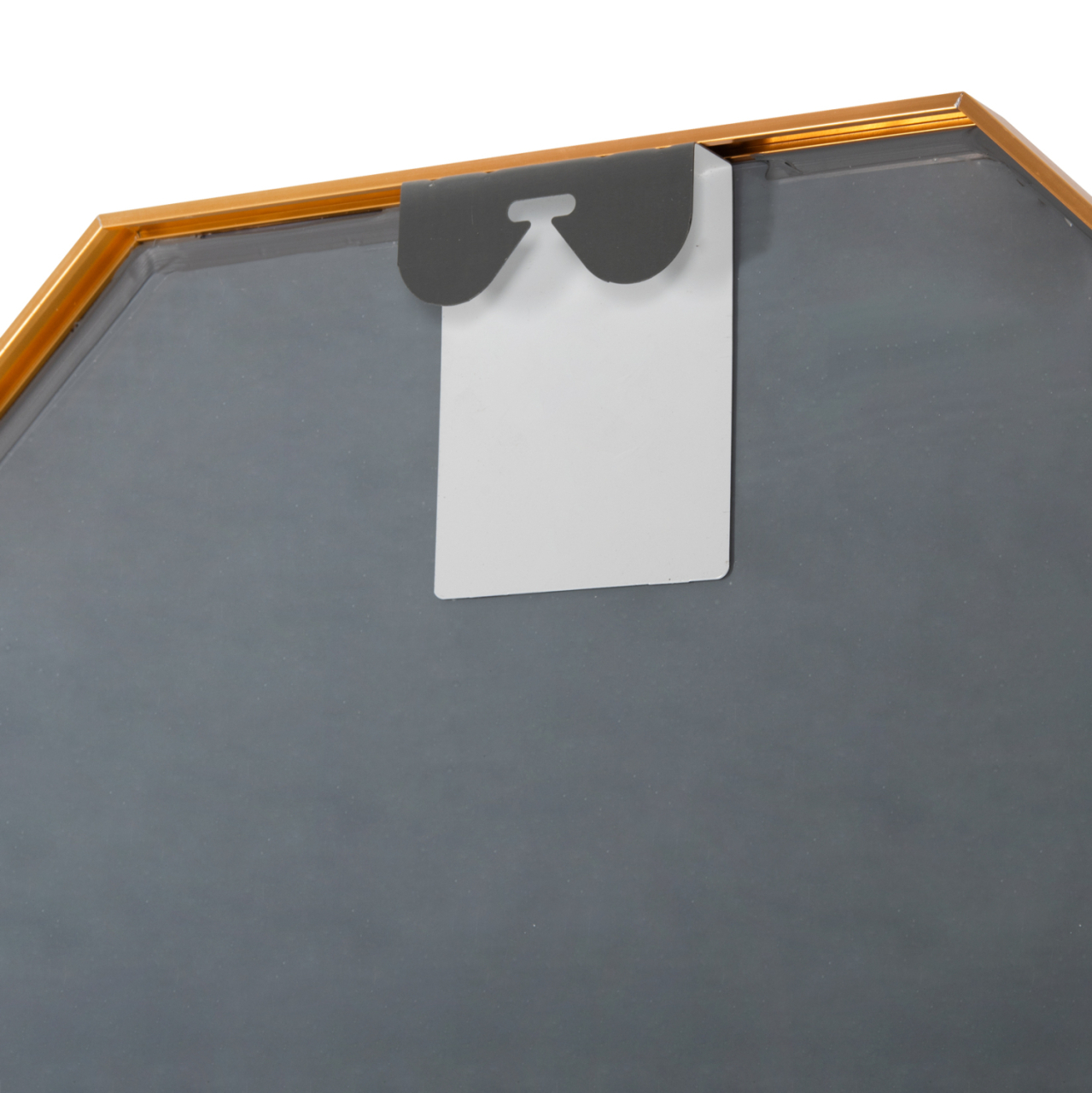 WALL MIRROR SERIES ARCHER HM4499.30 OCTAGON ALUMINUM FRAME IN GOLDEN Φ74cm. [5]