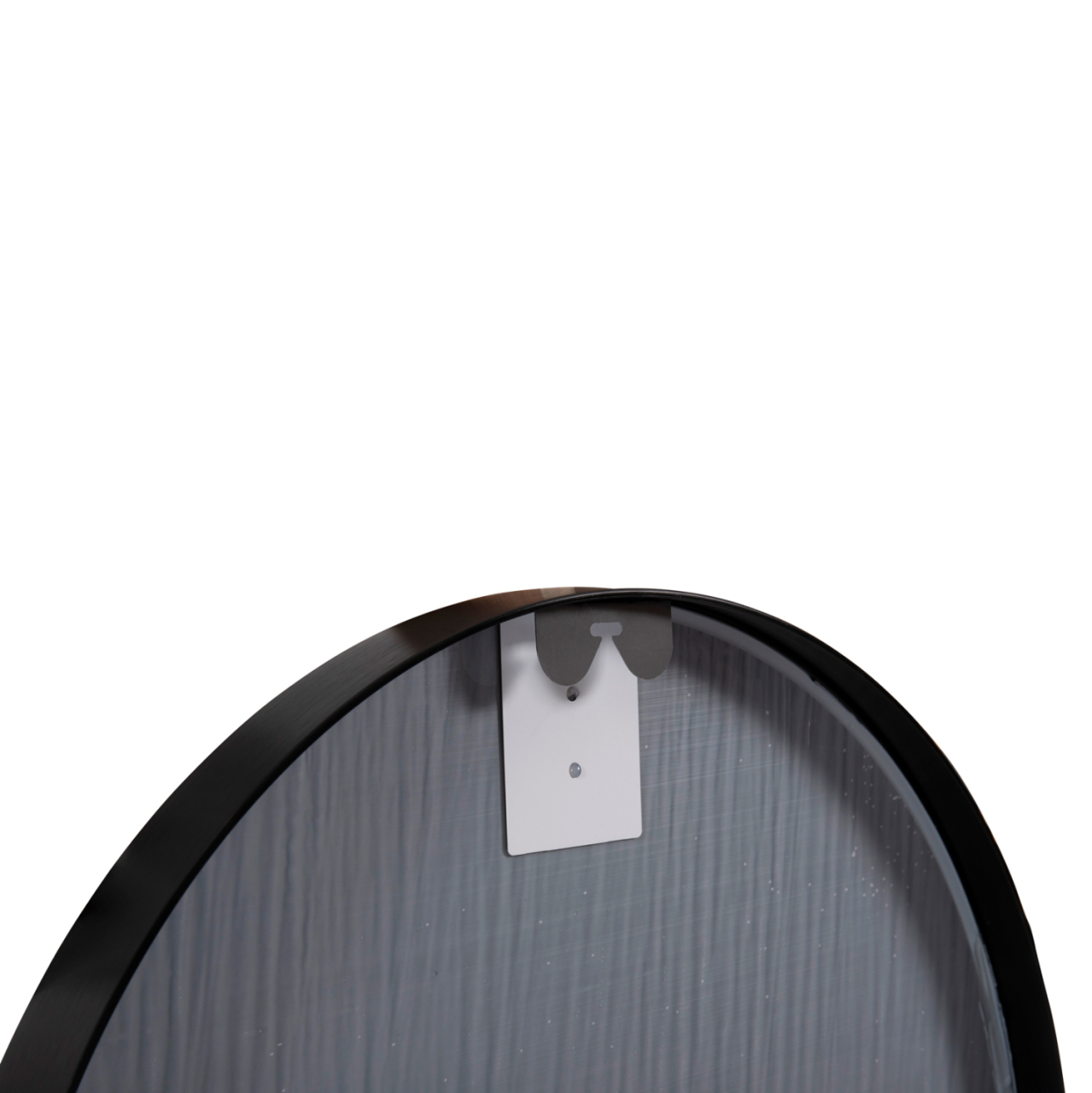 WALL MIRROR SERIES ARCHER HM4500.01 OVAL ALUMINUM FRAME IN BLACK 59x79Hcm. [6]