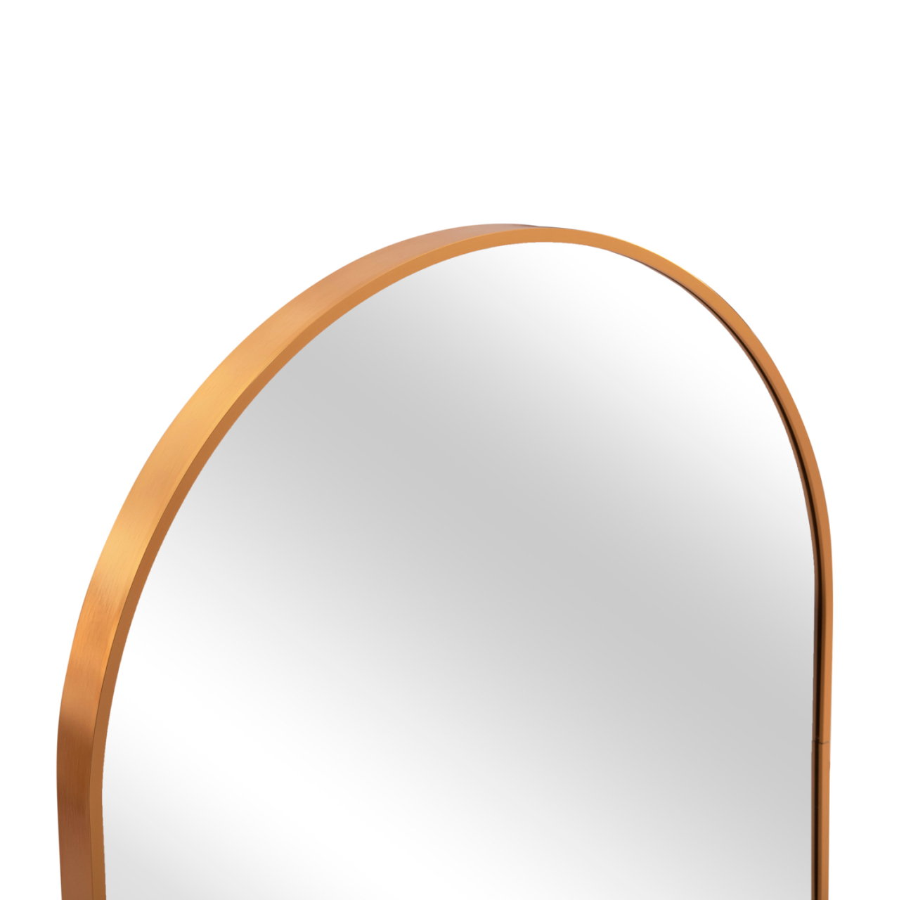 WALL MIRROR SERIES ARCHER HM4500.30 OVAL ALUMINUM FRAME IN GOLDEN 59x79Hcm. [4]