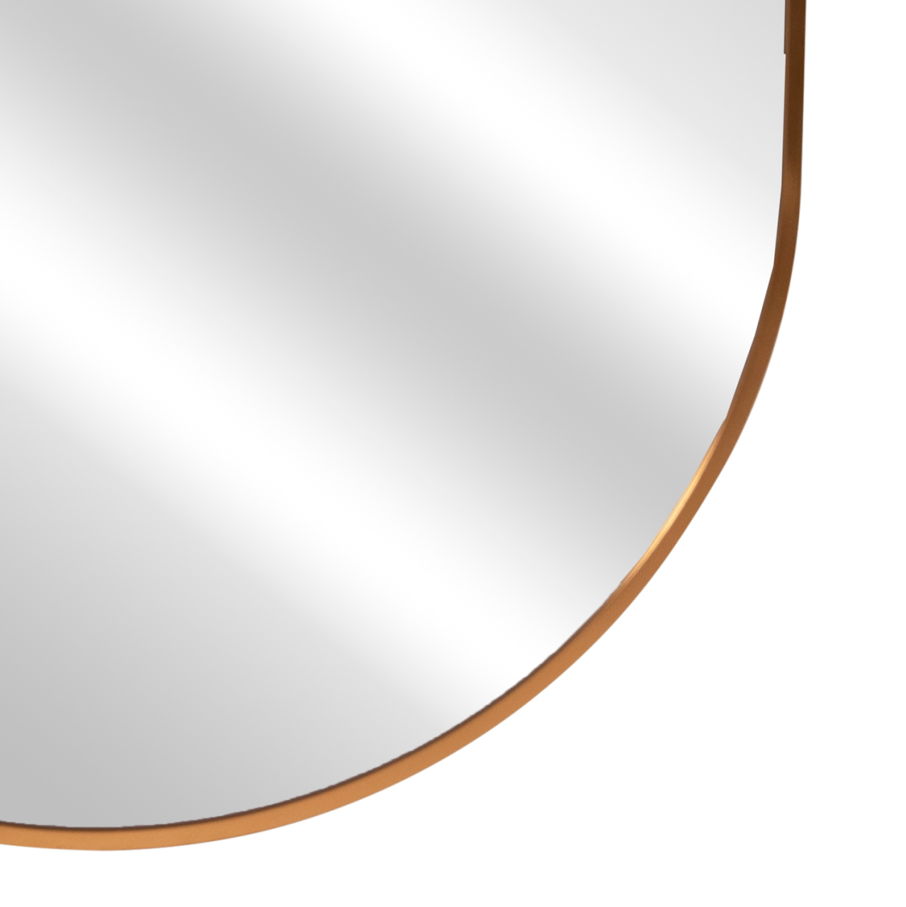 WALL MIRROR SERIES ARCHER HM4500.30 OVAL ALUMINUM FRAME IN GOLDEN 59x79Hcm. [5]