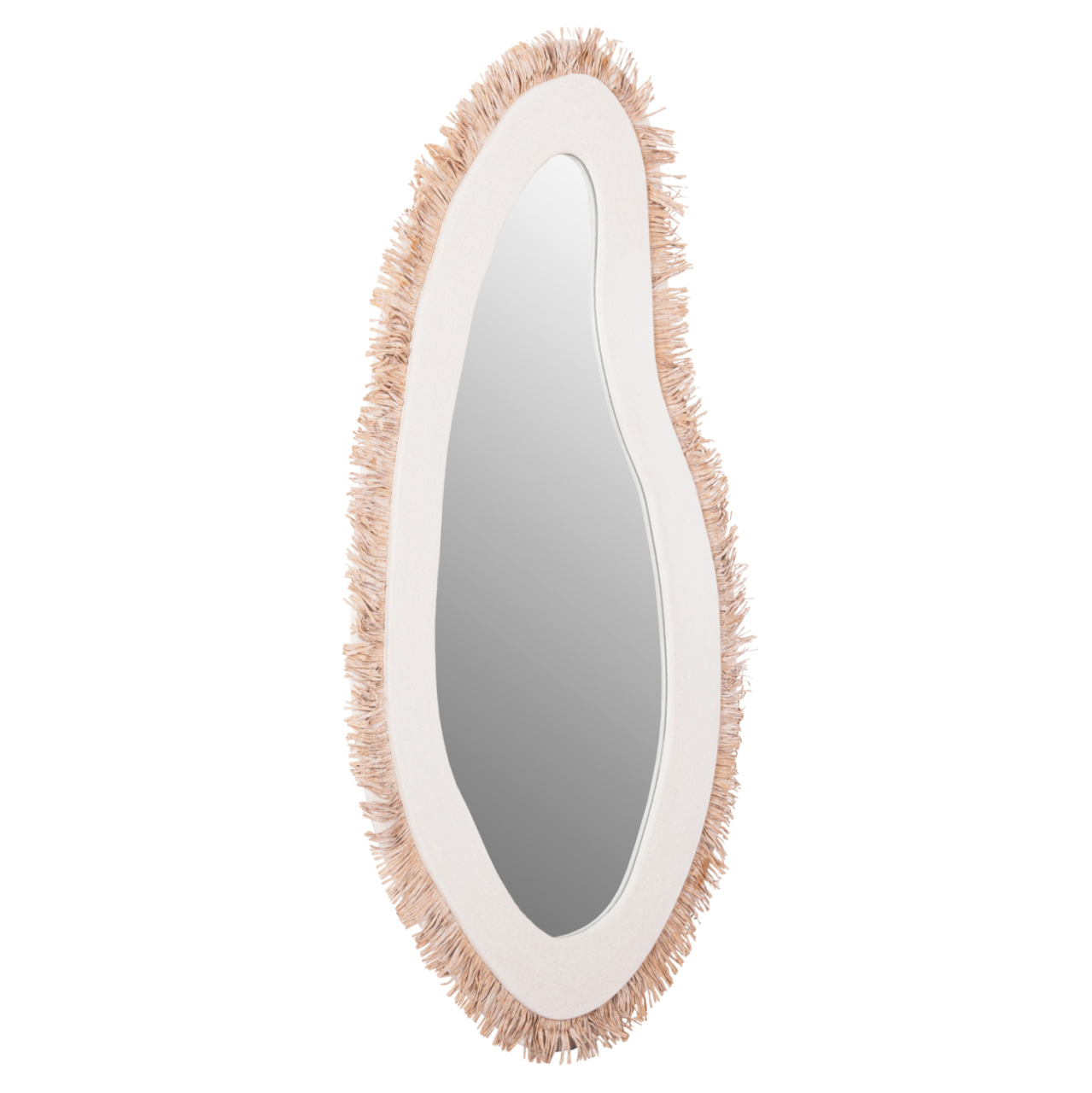 WALL MIRROR SERIES SANTORINI HM4525 MDF IN OFF WHITE-DECOR IN BEIGE 62x1,8x120Hcm. [3]