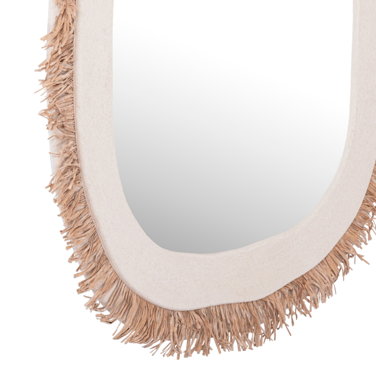 WALL MIRROR SERIES SANTORINI HM4527 MDF IN OFF WHITE-DECOR IN BEIGE 78x1,8x78Hcm. [5]