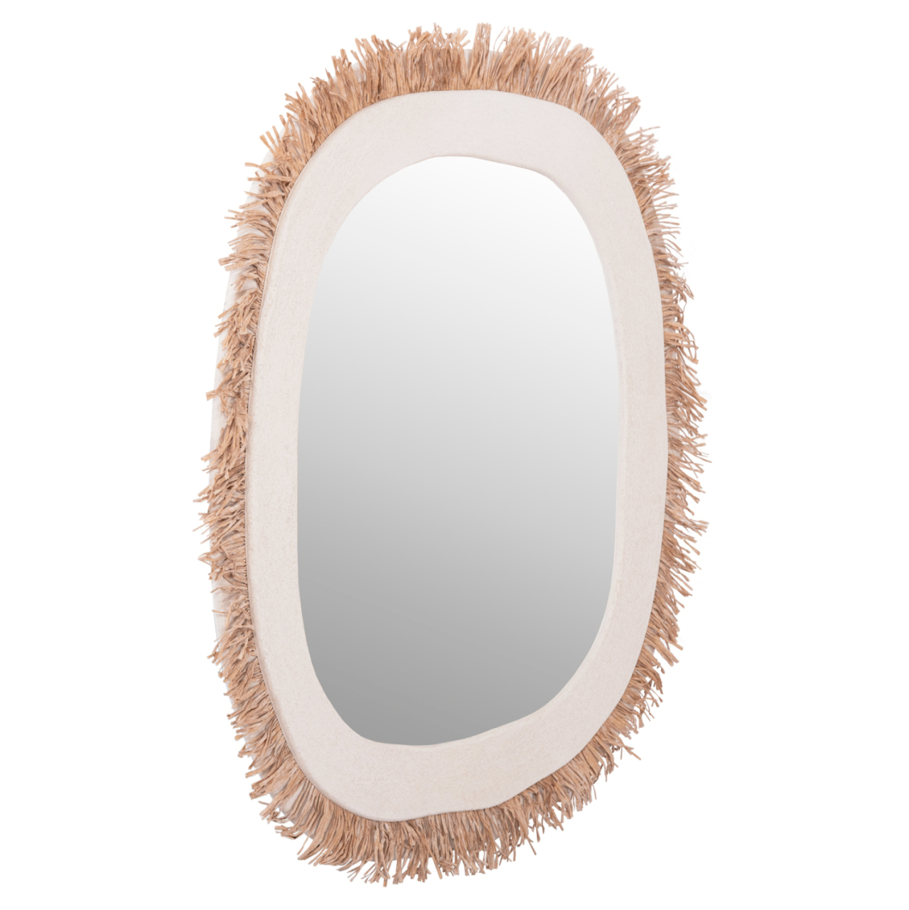 WALL MIRROR SERIES SANTORINI HM4527 MDF IN OFF WHITE-DECOR IN BEIGE 78x1,8x78Hcm. [3]
