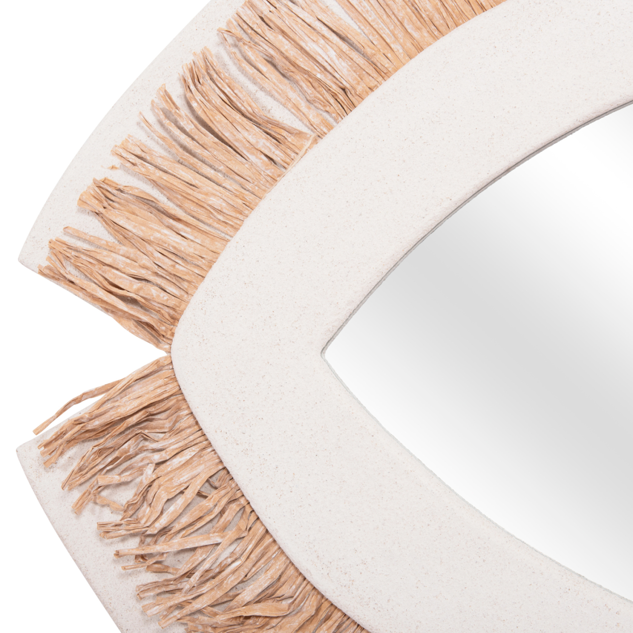 WALL MIRROR SERIES SANTORINI HM4529 MDF IN OFF WHITE-DECOR IN BEIGE 81x1,8x54Hcm. [4]