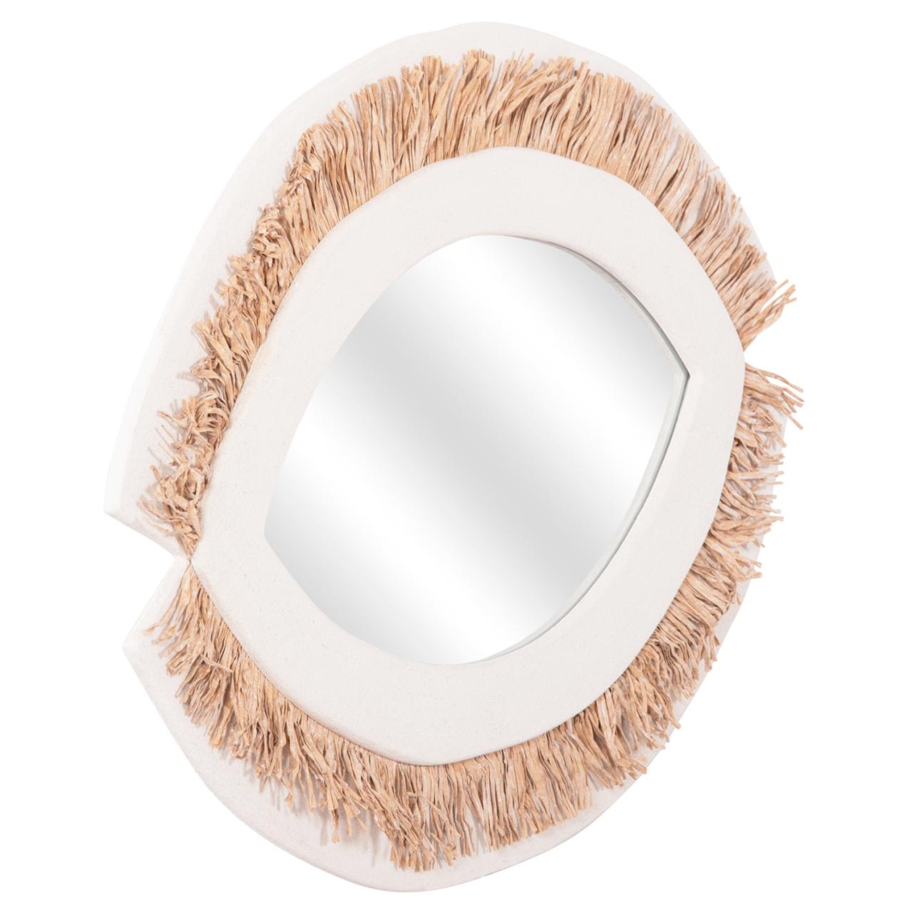 WALL MIRROR SERIES SANTORINI HM4529 MDF IN OFF WHITE-DECOR IN BEIGE 81x1,8x54Hcm. [3]