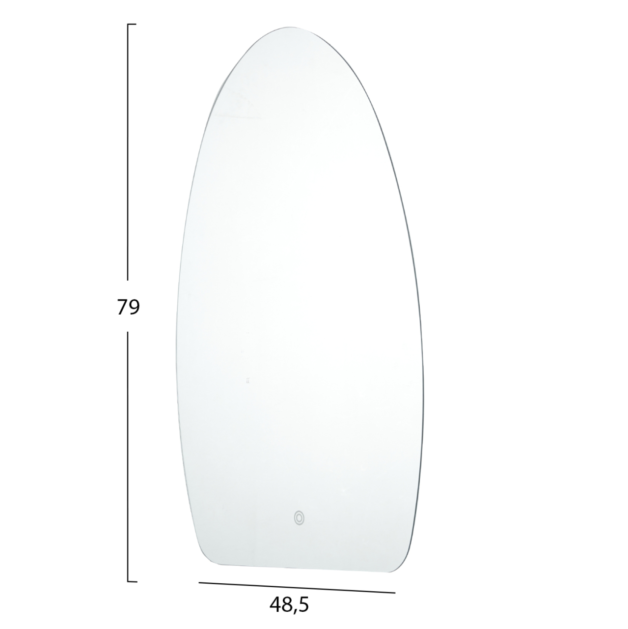 WALL MIRROR SERIES TORCH HM4496 NO FRAME-LED BACKLIGHTING 48,5x79Hcm. [2]