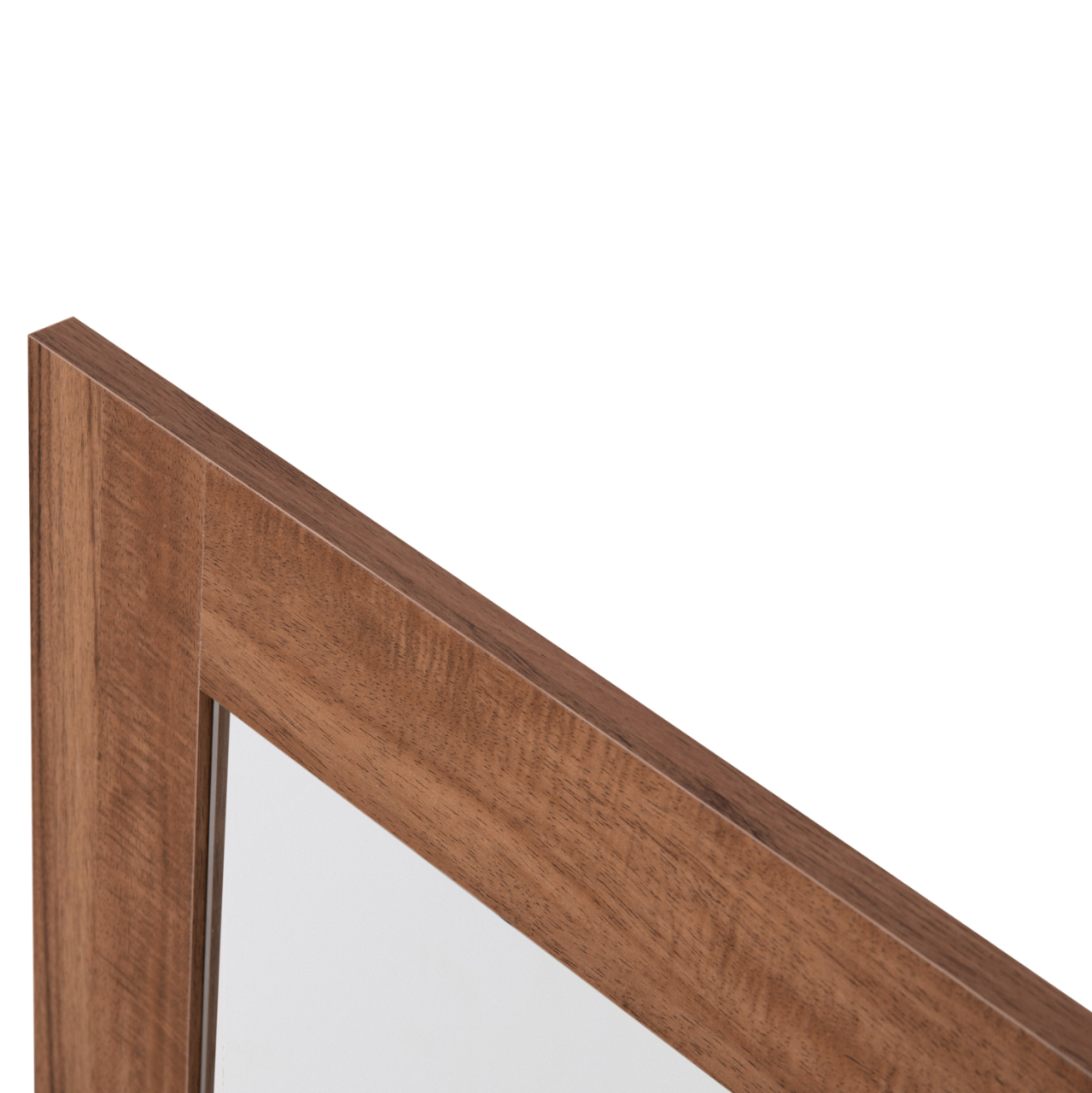 WALL MIRROR SQUARE SERIES HARRY HM4485.01 MELAMINE IN NATURAL WOOD COLOR 87x2(thickness)x87cm. [7]