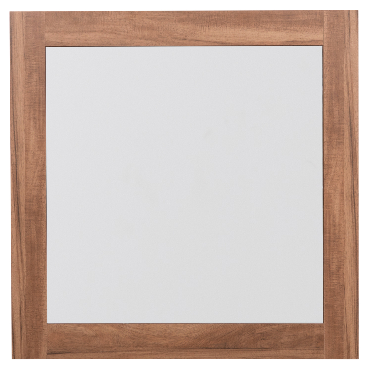 WALL MIRROR SQUARE SERIES HARRY HM4485.01 MELAMINE IN NATURAL WOOD COLOR 87x2(thickness)x87cm. [1]