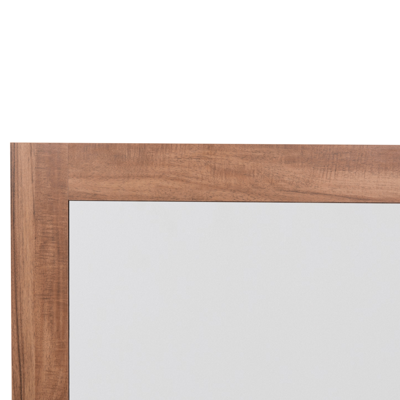 WALL MIRROR SQUARE SERIES HARRY HM4485.01 MELAMINE IN NATURAL WOOD COLOR 87x2(thickness)x87cm. [6]