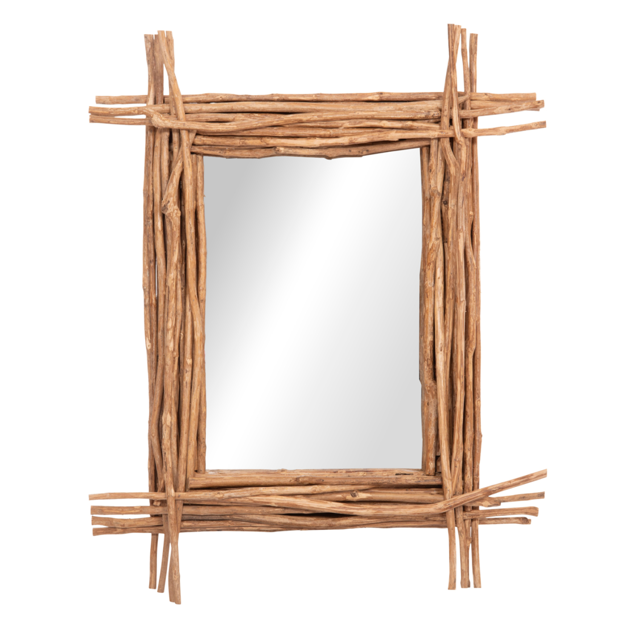WALL MIRROR TWIGGER HM4442 DRIFTWOOD IN NATURAL COLOR 80x15x100Hcm. [3]