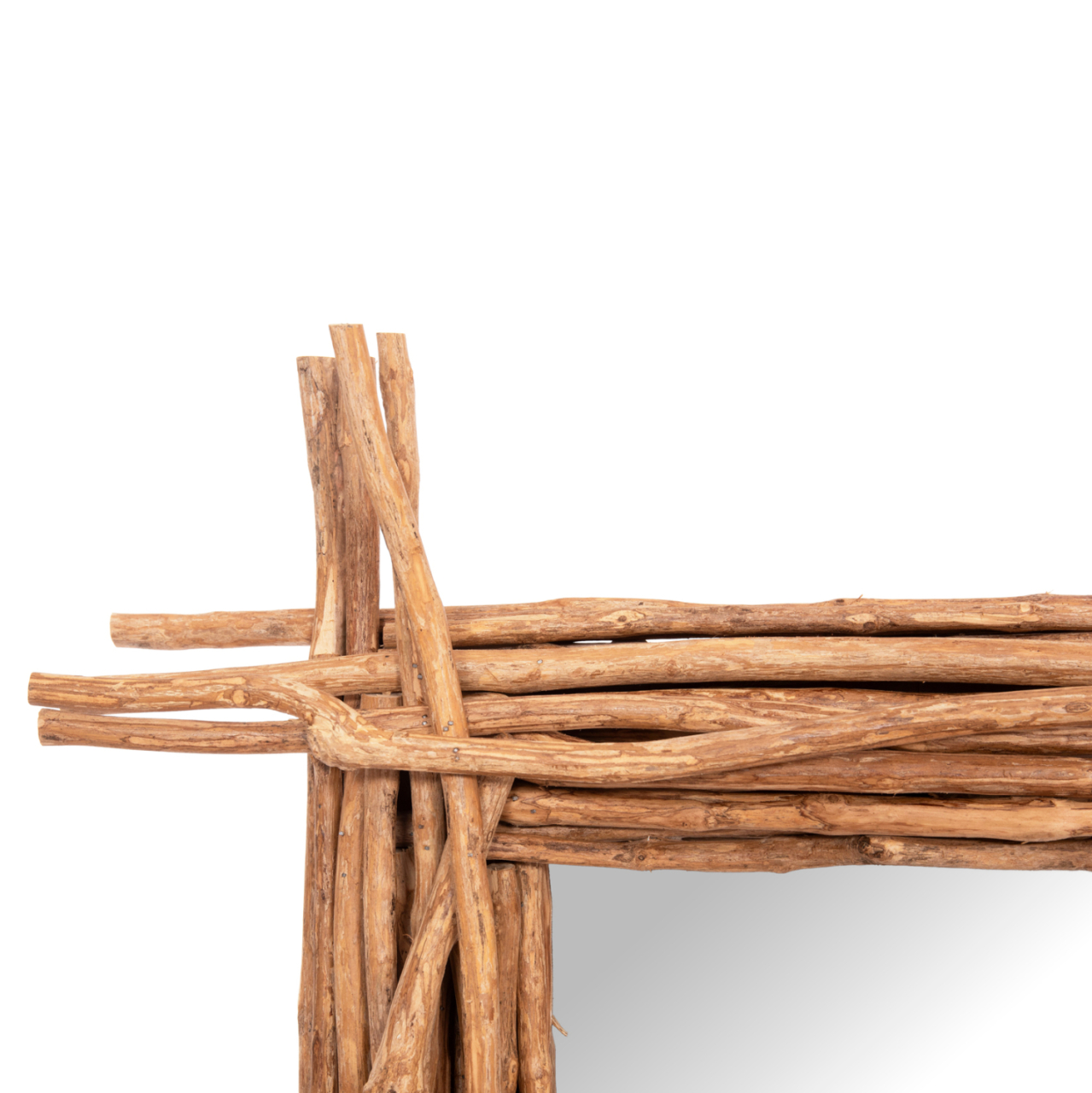 WALL MIRROR TWIGGER HM4442 DRIFTWOOD IN NATURAL COLOR 80x15x100Hcm. [4]