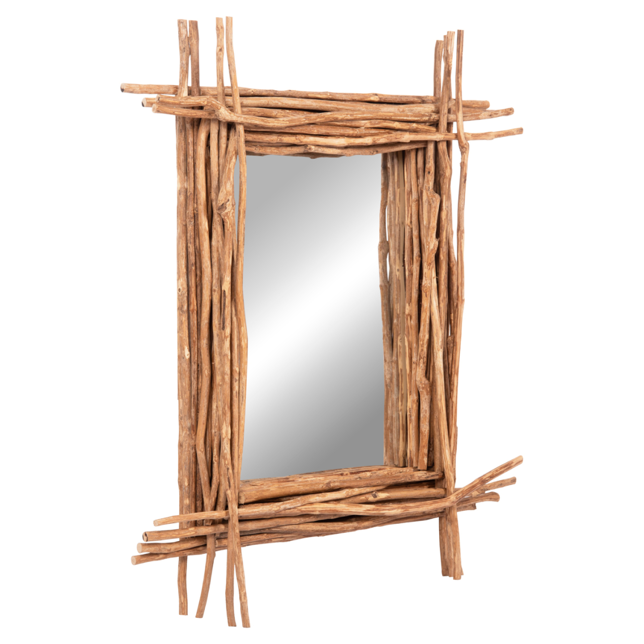 WALL MIRROR TWIGGER HM4442 DRIFTWOOD IN NATURAL COLOR 80x15x100Hcm. [1]