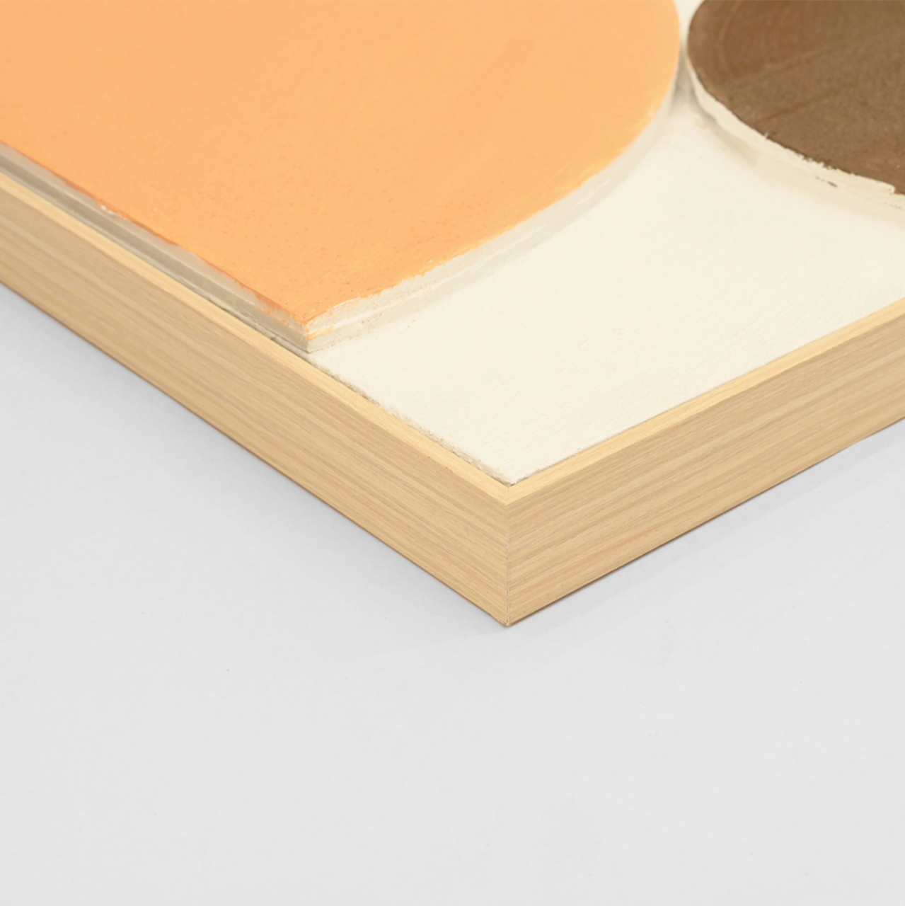 WALL PAINTING 3D FLUO HM4543.01 WITH BEIGE PS FRAME-HANDMADE SHAPES 60x4,5Χ90Hcm. [4]