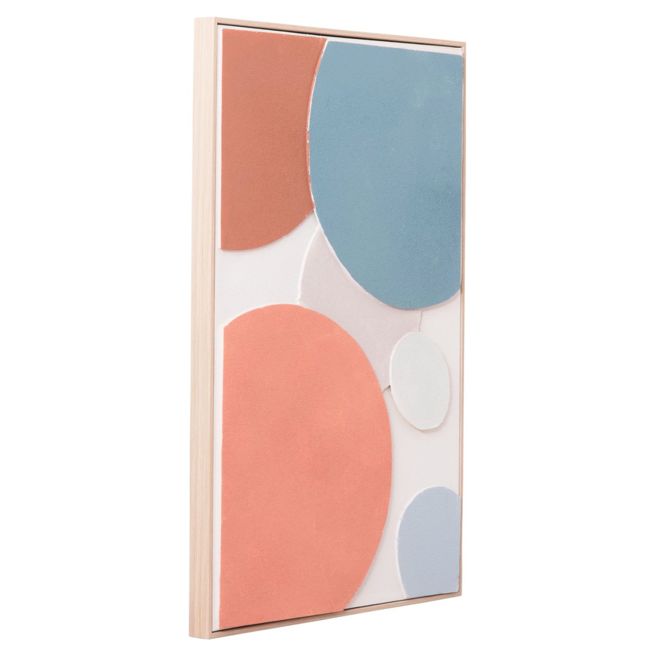 WALL PAINTING 3D FLUO HM4543.02 WITH BEIGE PS FRAME-HANDMADE SHAPES 60x4,5Χ90Hcm. [3]