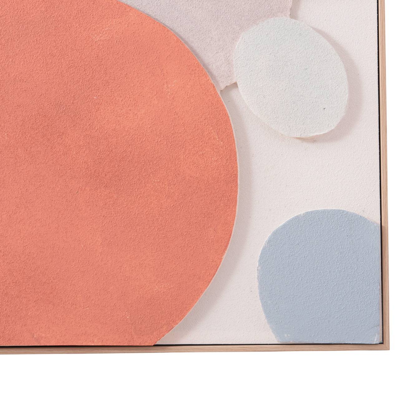 WALL PAINTING 3D FLUO HM4543.02 WITH BEIGE PS FRAME-HANDMADE SHAPES 60x4,5Χ90Hcm. [5]