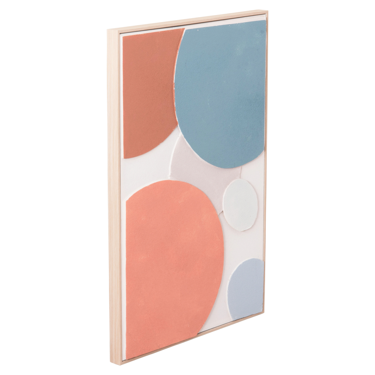 WALL PAINTING 3D FLUO HM4543.02 WITH BEIGE PS FRAME-HANDMADE SHAPES 60x4,5Χ90Hcm. [4]
