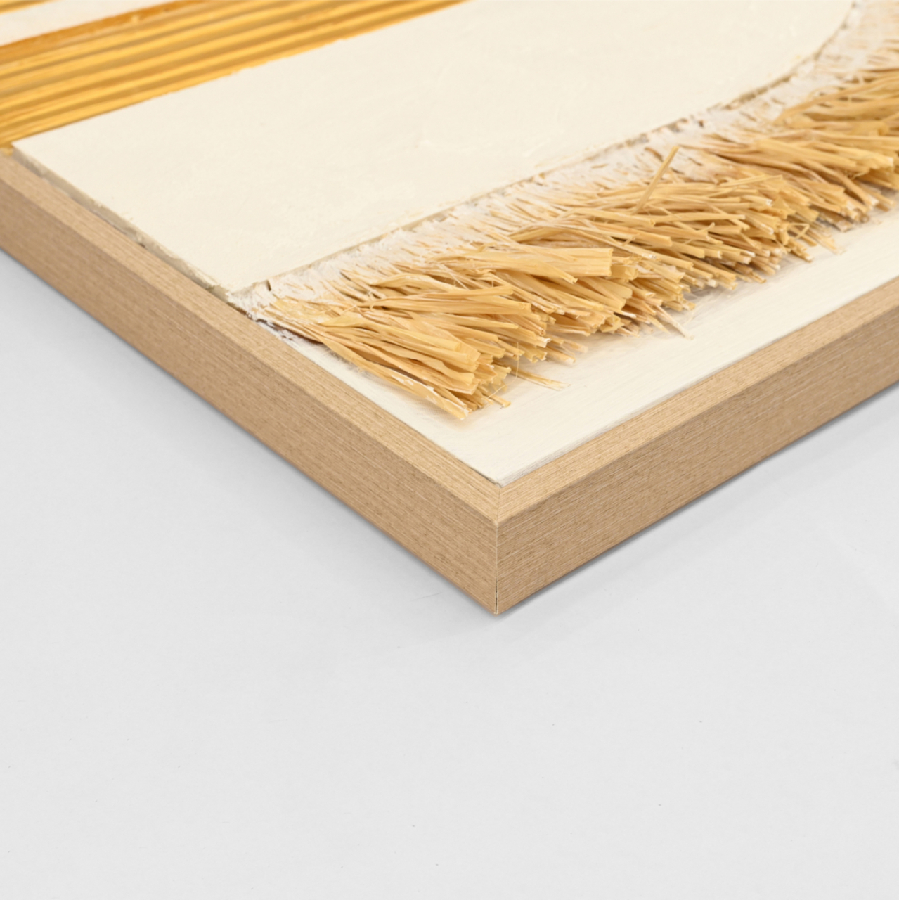 WALL PAINTING 3D HM4537.01 WITH BEIGE PS FRAME-WHITE CANVAS-HANDMADE 80x3,5x120Hcm. [4]