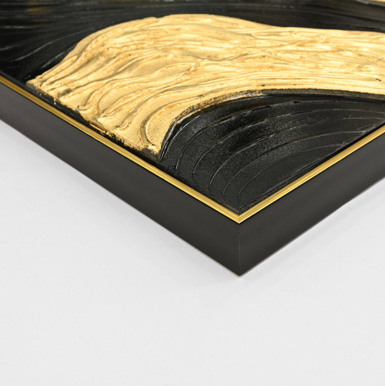 WALL PAINTING 3D SEDIMENT HM4548.01 BEIGE PS FRAME-HANDMADE SHAPES 62x4,5Χ92Hcm. [4]