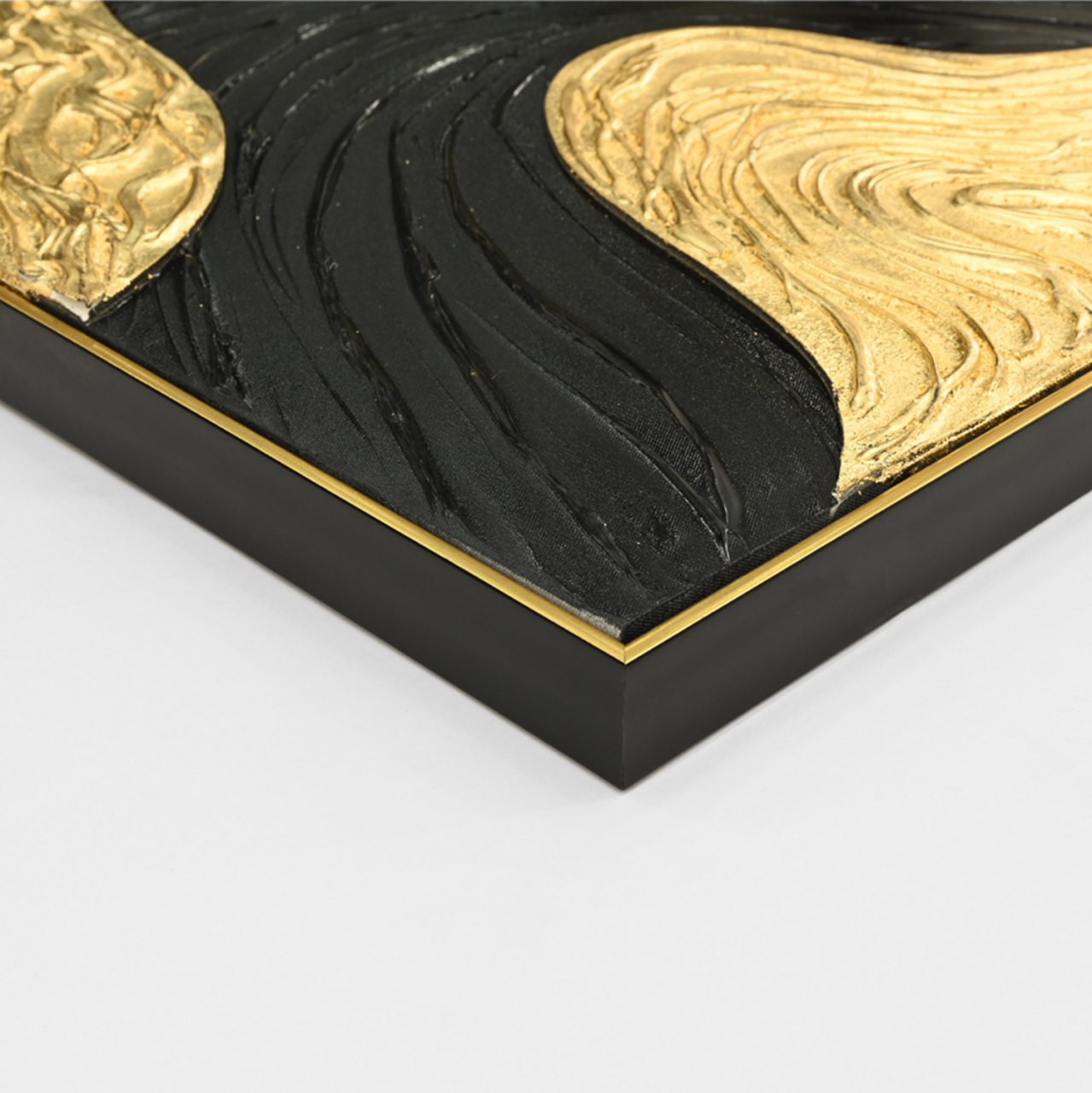 WALL PAINTING 3D SEDIMENT HM4548.02 BEIGE PS FRAME-HANDMADE SHAPES 62x4,5Χ92Hcm. [4]