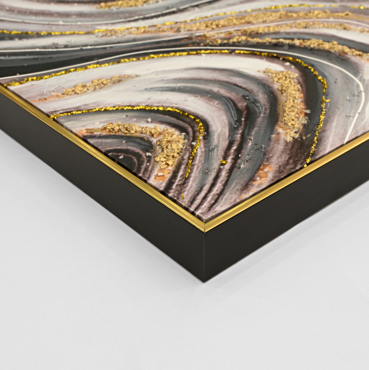WALL PAINTING HM4561 BEIGE PS FRAME-PRINTED CANVAS ABSTRACT 62x4.5x92Hcm. [4]