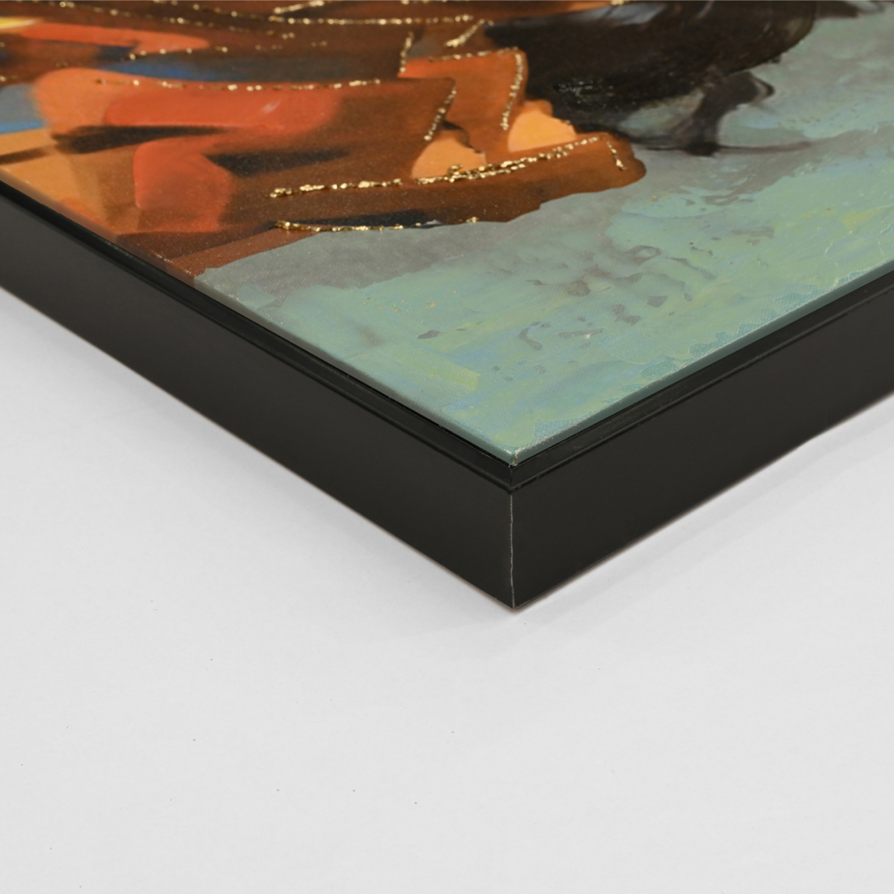 WALL PAINTING MARIP HM4572 BLACK PS FRAME-PRINTED CANVAS 82x4,5x122Hcm. [4]