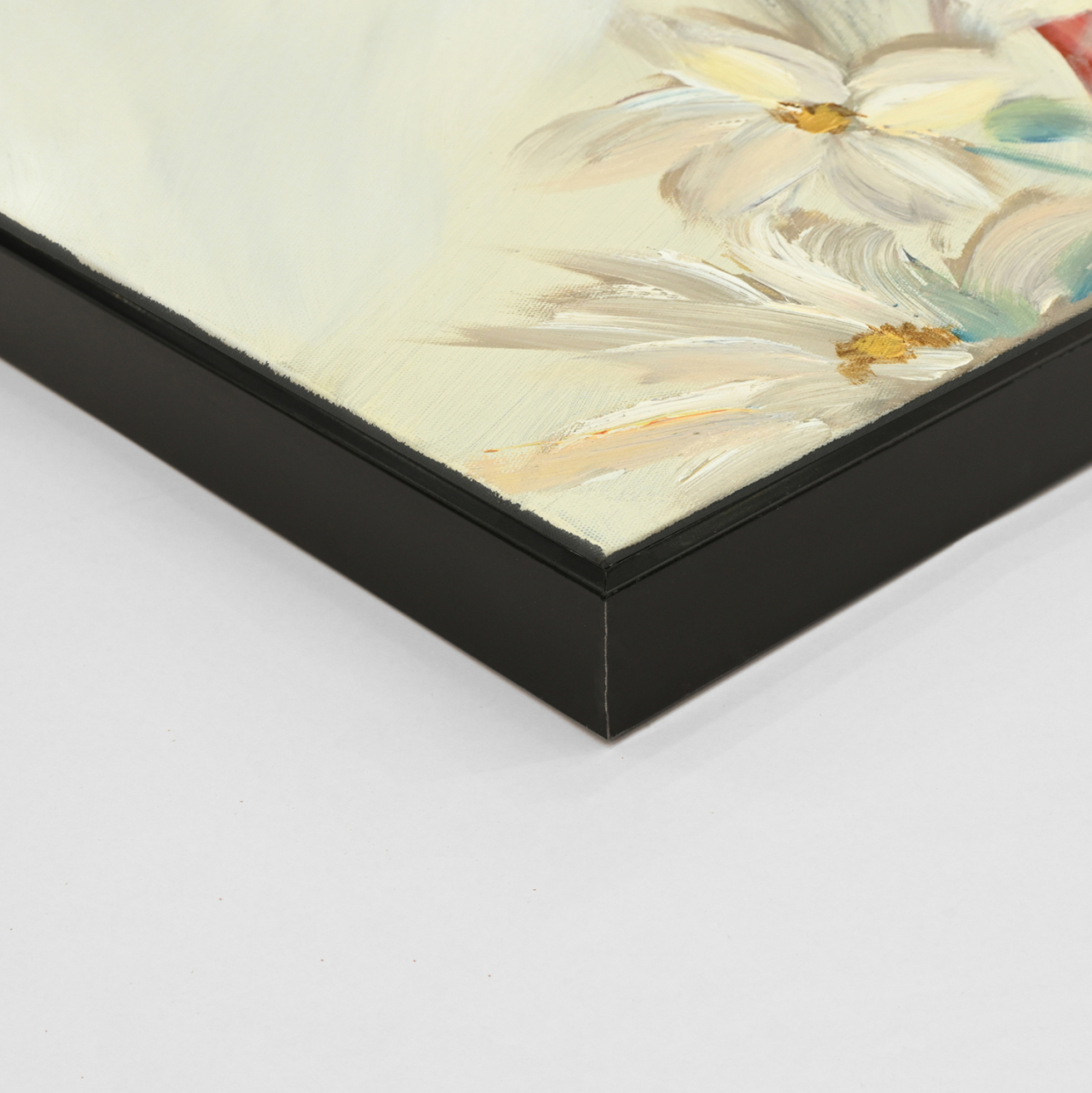 WALL PAINTING ONNANOKO HM4564 BLACK PS FRAME-PRINTED CANVAS WOMAN'S FACE WITH FEATHERS 82x4,5x122Hcm. [4]
