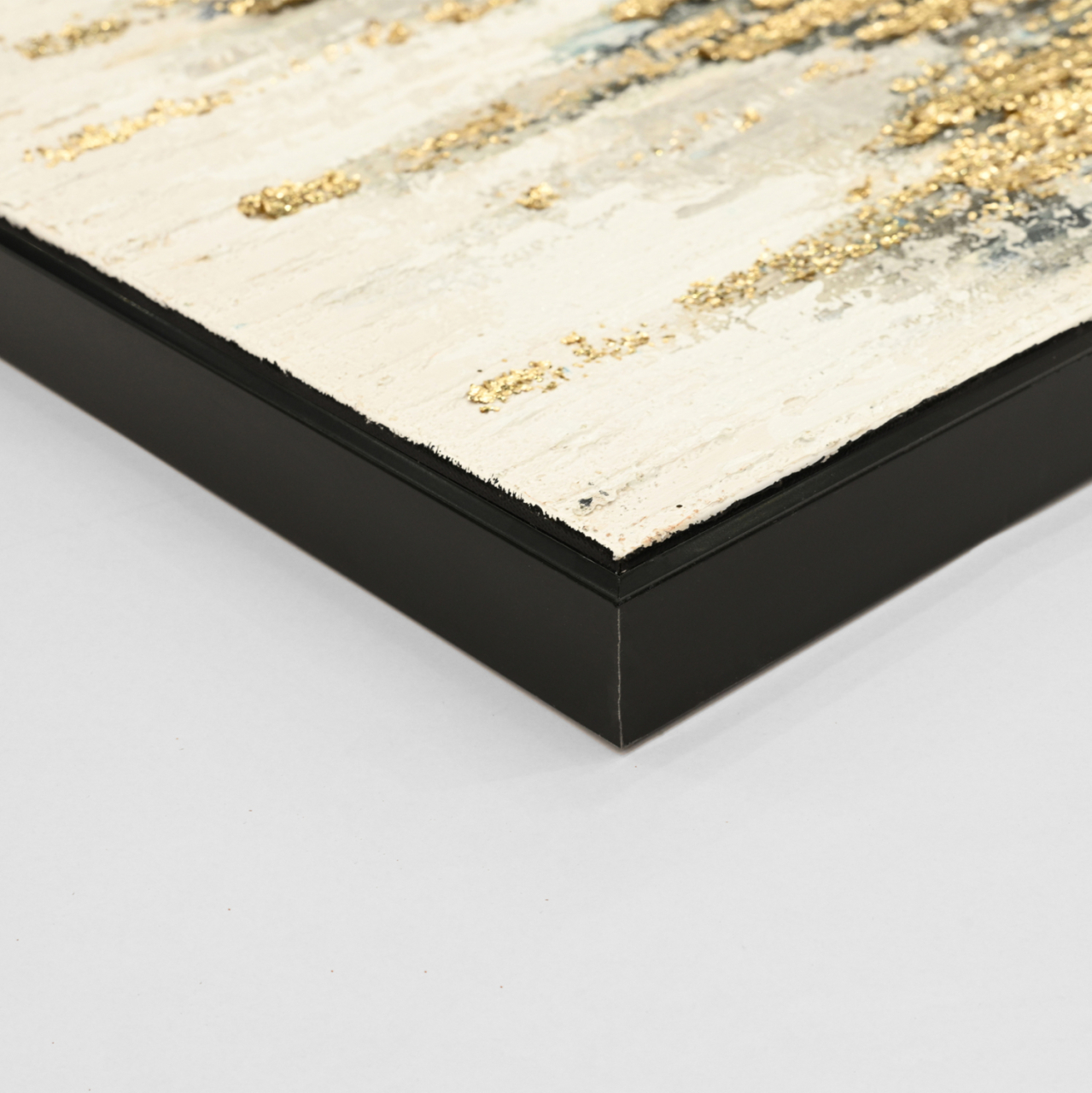 WALL PAINTING SEDIMENT (BLUE) HM4574.02 BEIGE PS FRAME-CANVAS 142x4.5x72Hcm. [4]