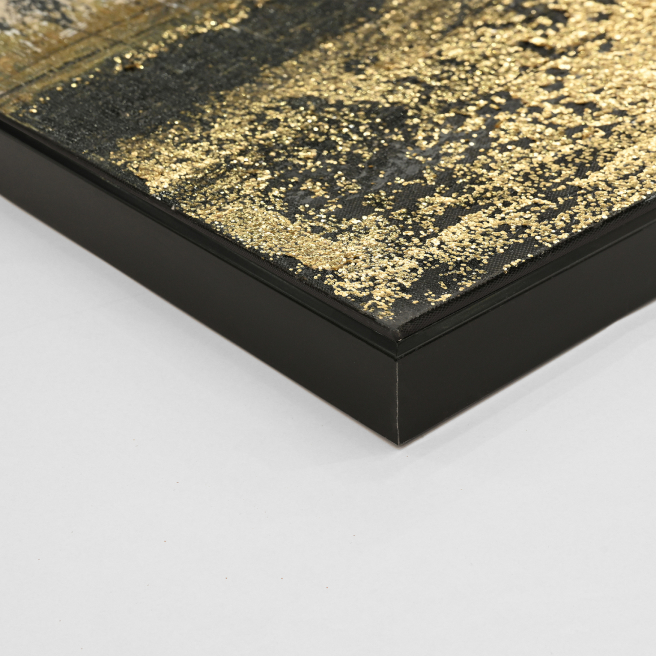 WALL PAINTING SEDIMENT HM4575.01 BLACK PS FRAME-CANVAS 142x4.5x72Hcm. [4]