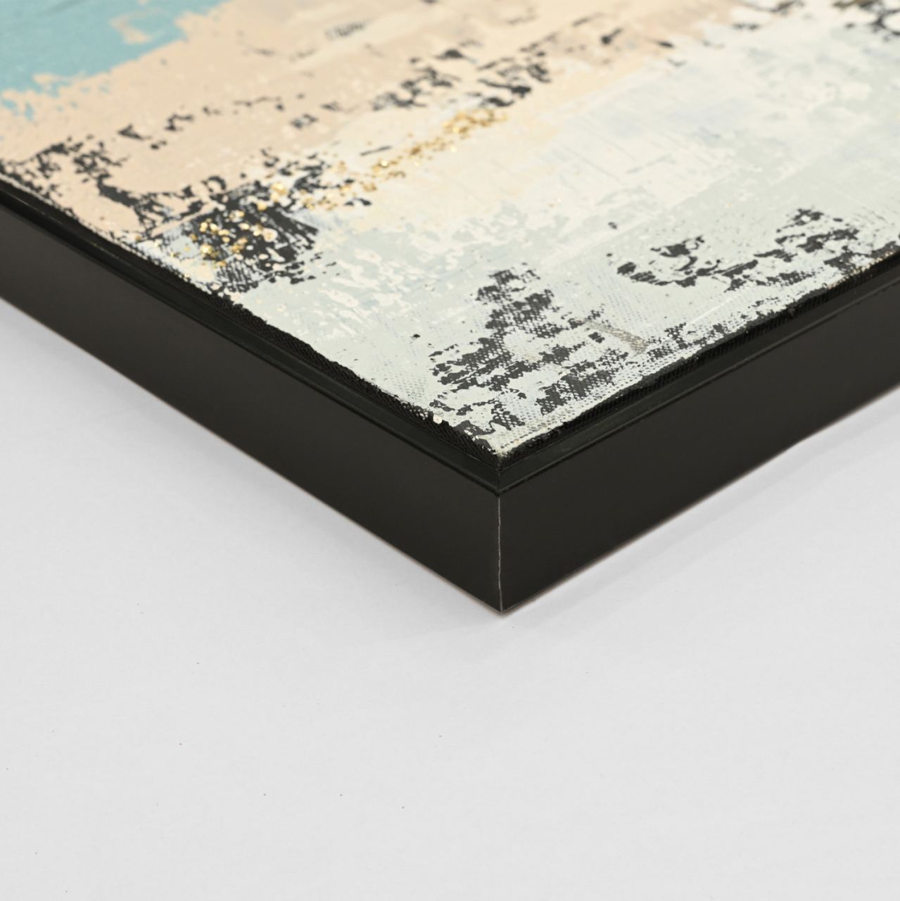 WALL PAINTING SEDIMENT HM4575.02 BLACK PS FRAME-CANVAS 142x4.5x72Hcm. [4]