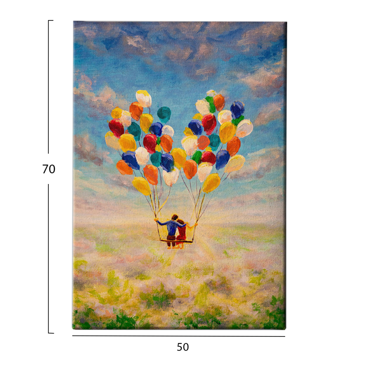 WALL PAINTING SERIES GOBI HM4761 PRINTED CANVAS 50x3(thickness)x70Hcm. [2]