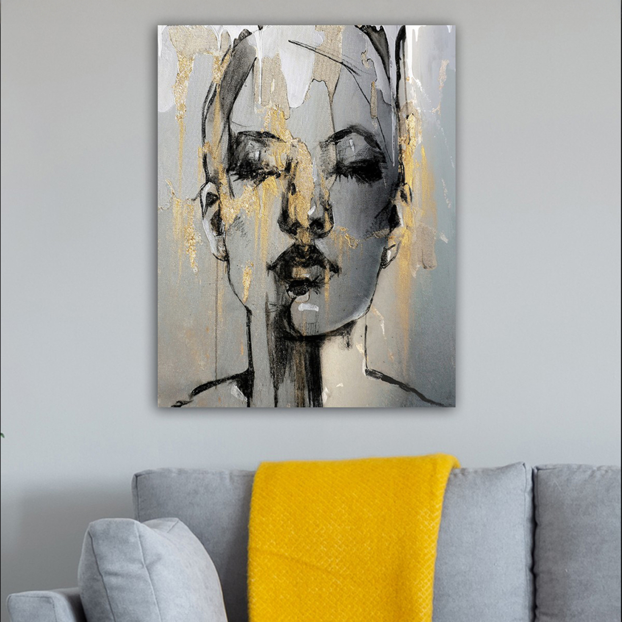 WALL PAINTING SERIES GOBI HM4763 PRINTED CANVAS 50x3(thickness)x70Hcm. [3]