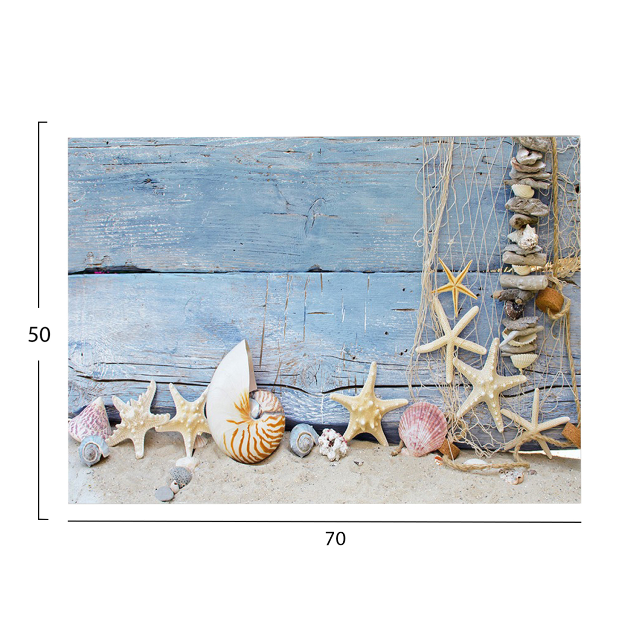 WALL PAINTING SERIES GOBI HM4764 PRINTED CANVAS 70x3(thickness)x50Hcm. [2]